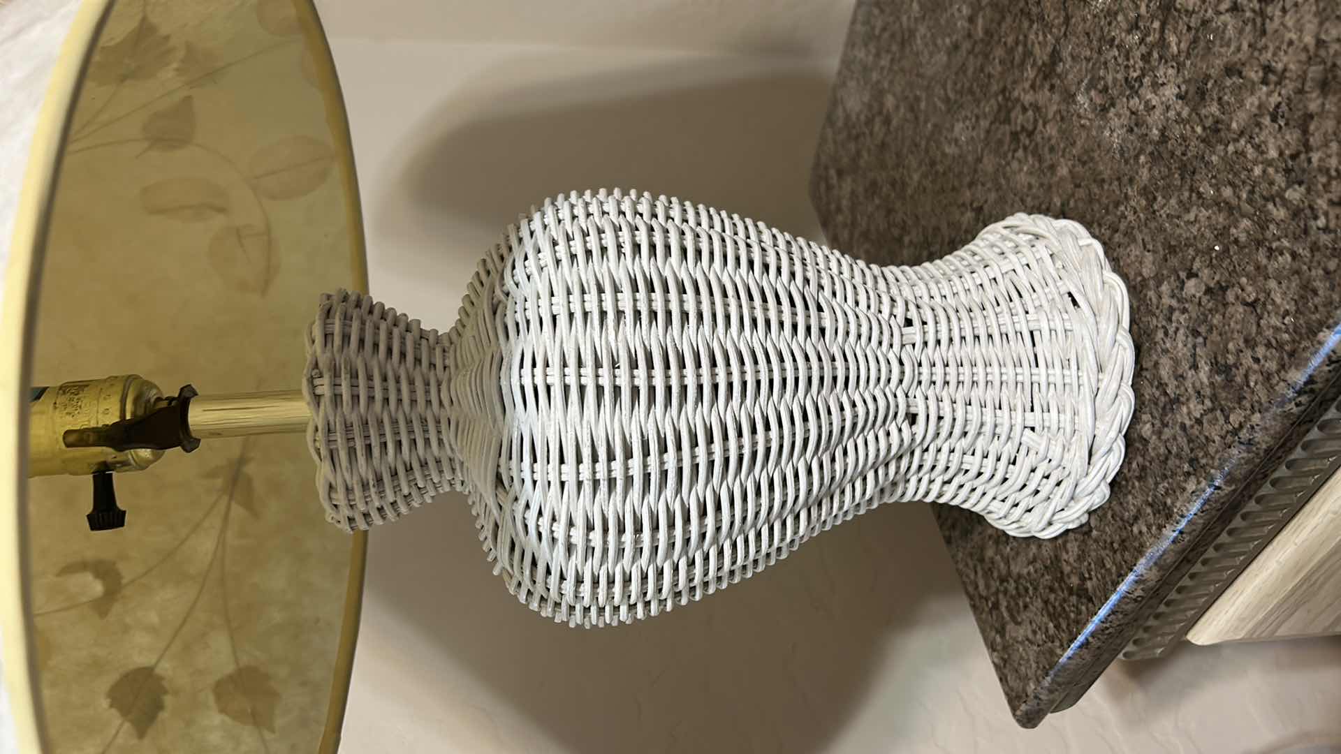 Photo 1 of 2 TABLE LAMPS TALLEST H25”