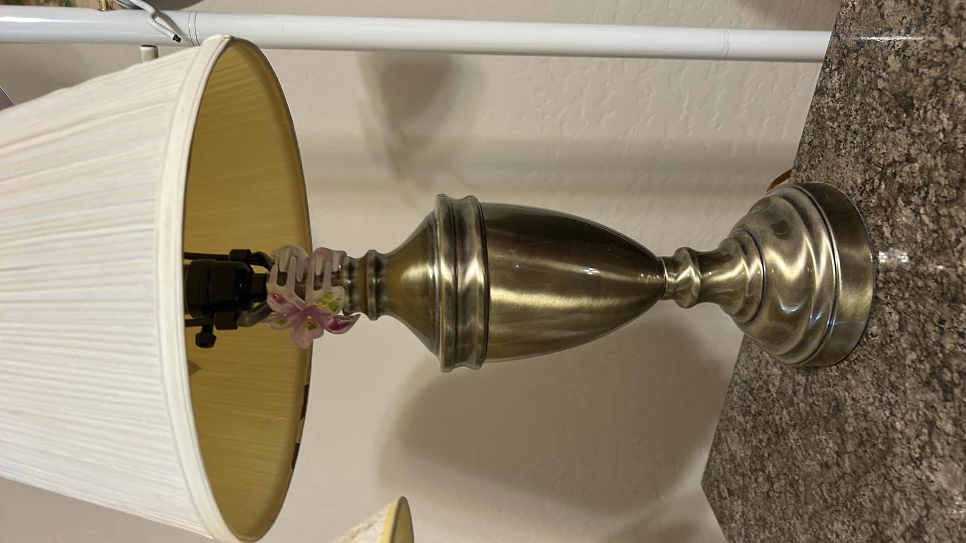 Photo 1 of 2 TABLE LAMPS TALLEST H25”