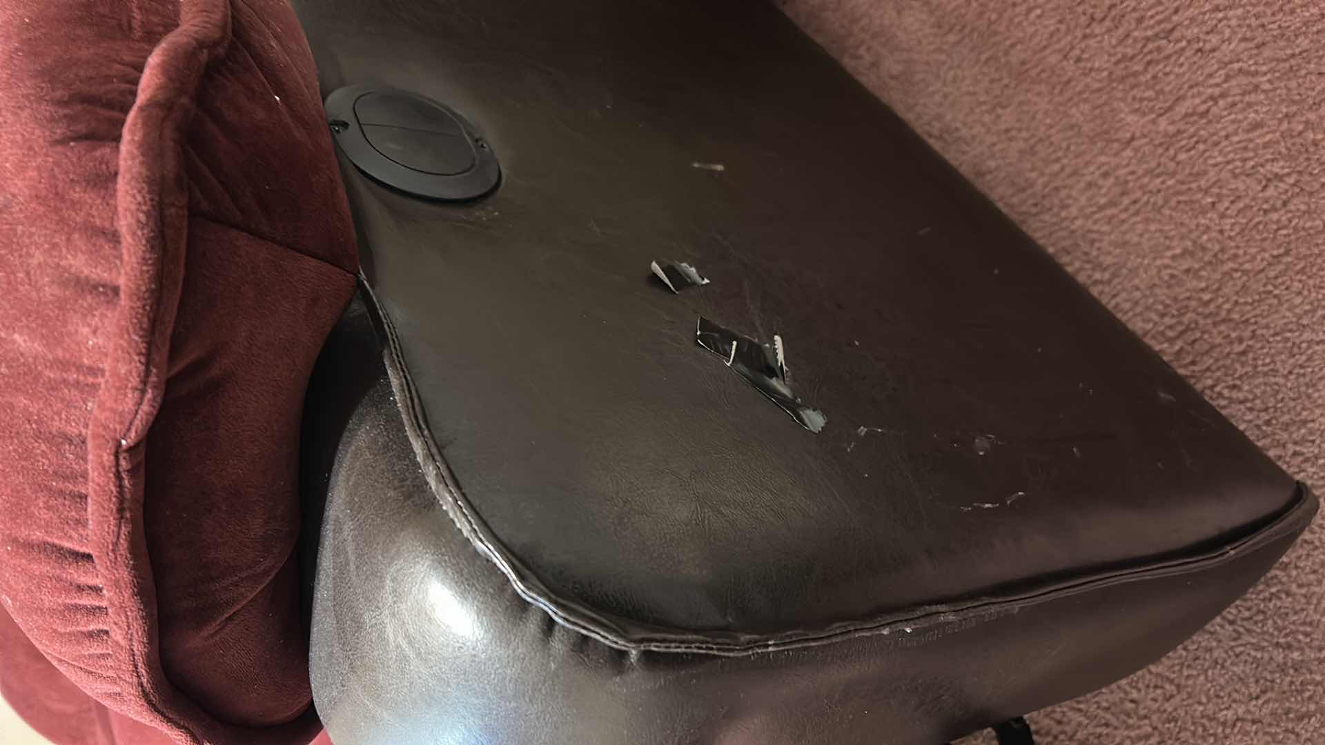 Photo 1 of 6.5’ ELECTRIC RECLINE SOFA WITH CENTER CONSOLE AND CUP HOLDERS