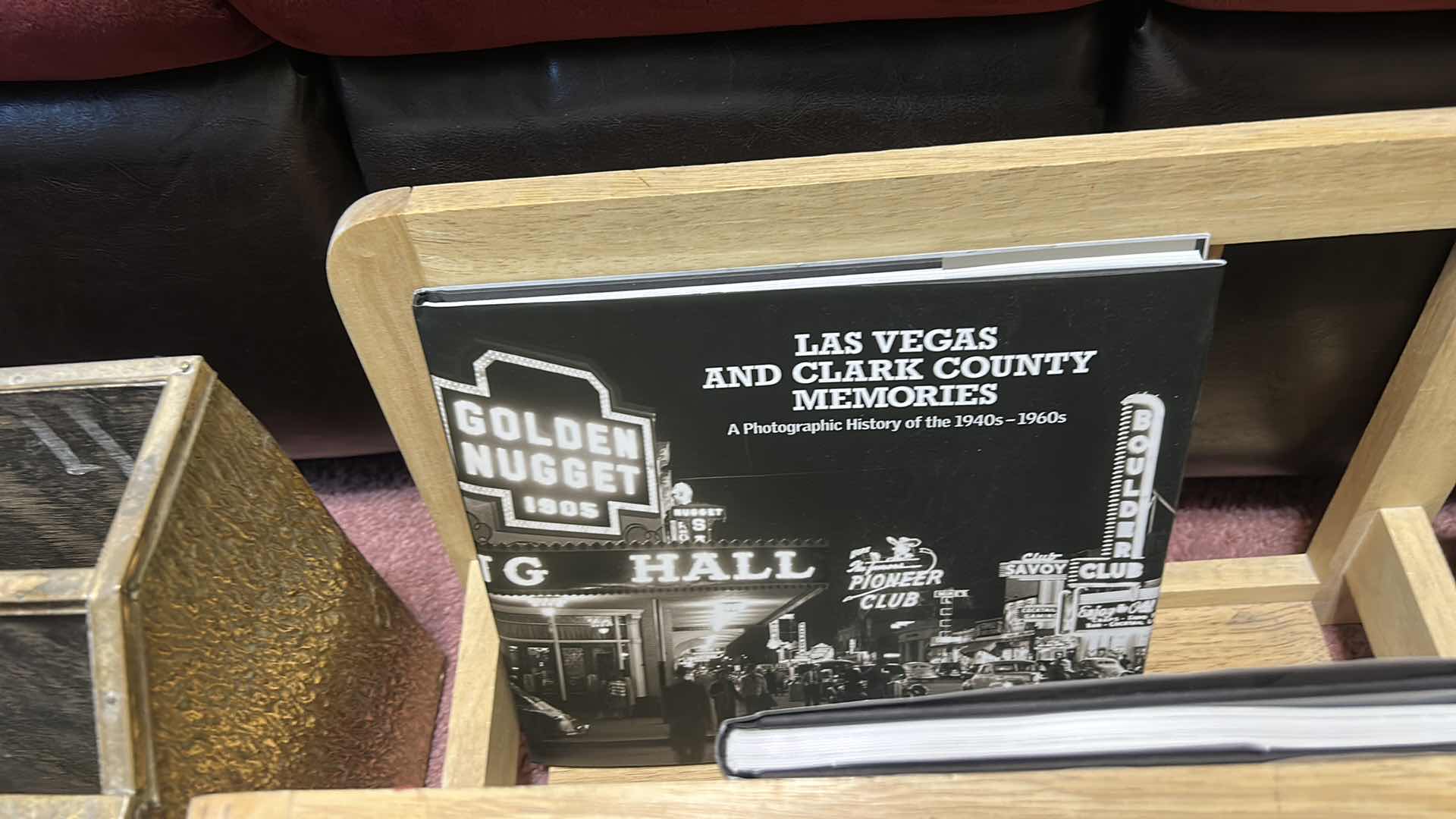 Photo 1 of 2 MAGAZINE RACKS, BOOKS AND WASTEBASKET