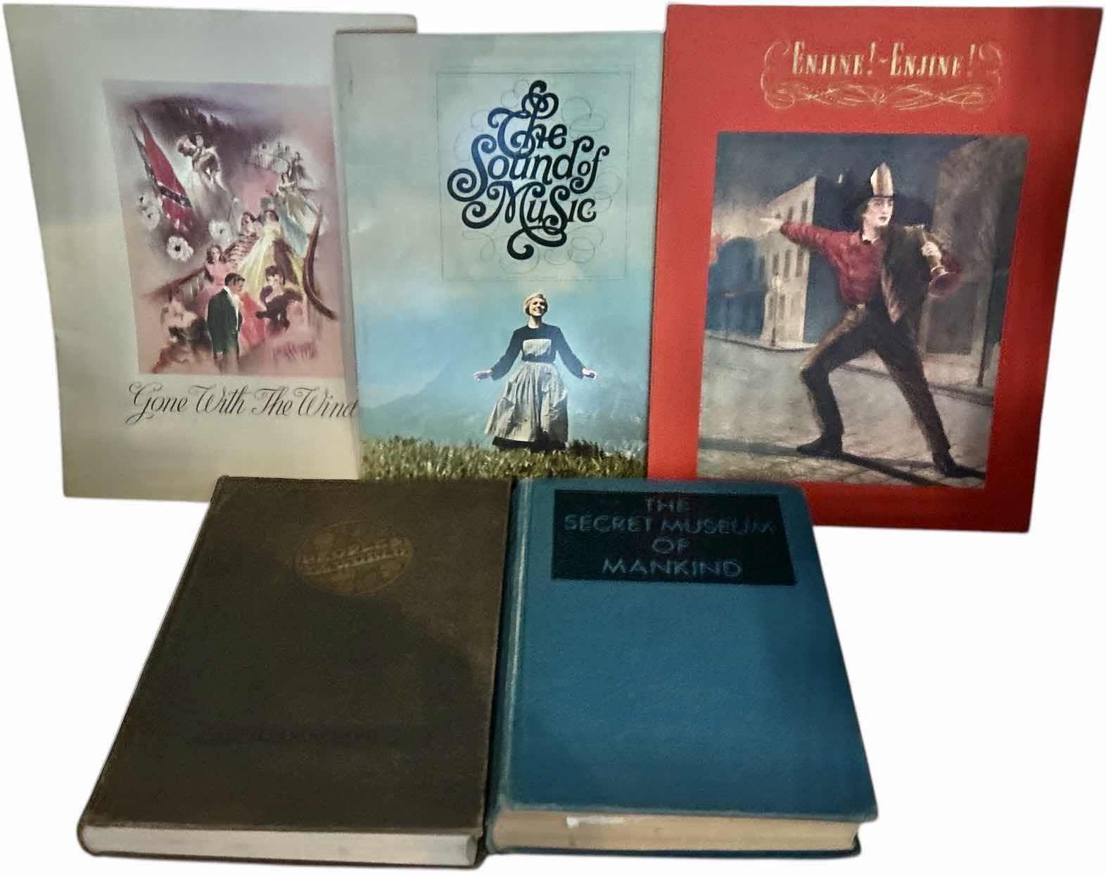 Photo 1 of 2 VINTAGE HARDCOVER BOOKS AND 3 MAGAZINE STYLE BOOKS