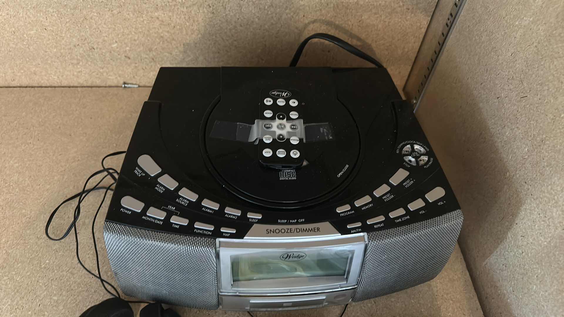 Photo 1 of ELECTRONICS- SONY WALKMAN, AM FM STEREO CASSETTE PLAYER, WEDGE AM FM ALARM