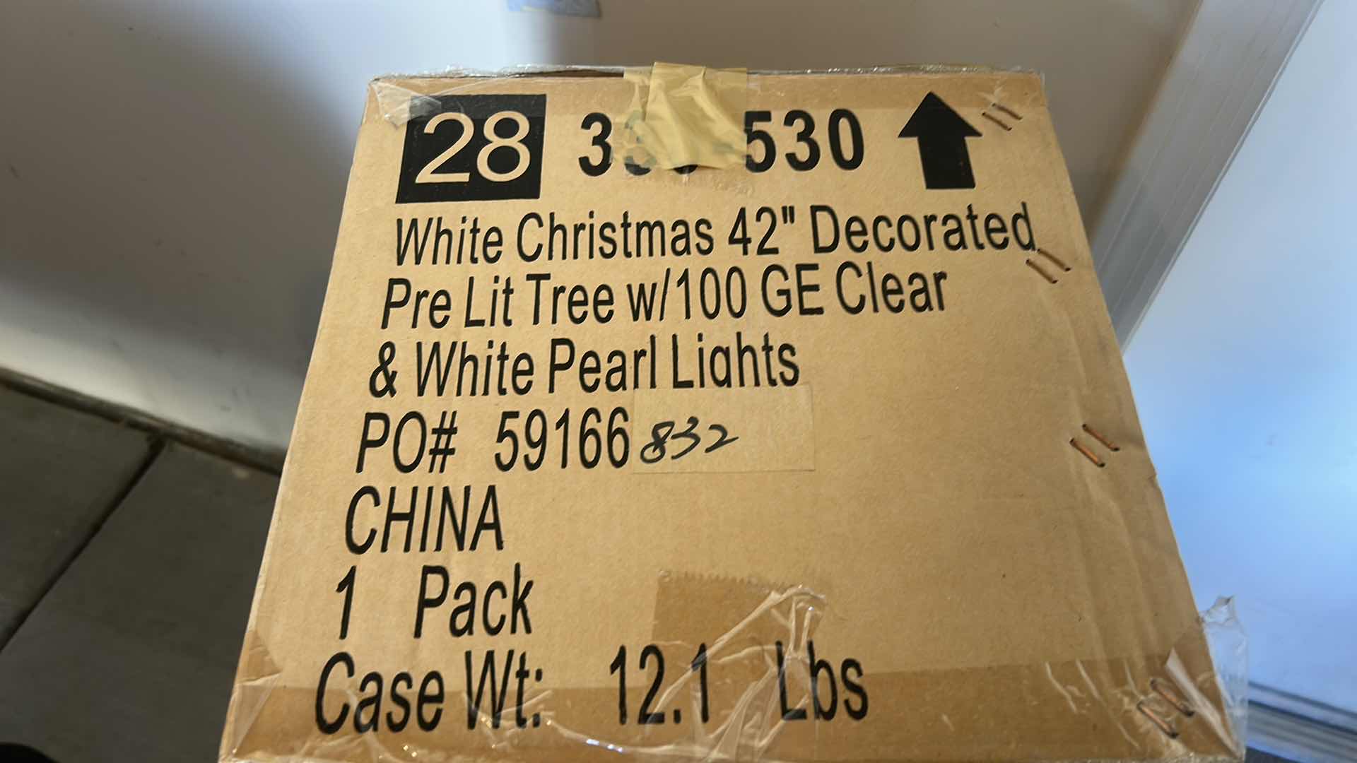 Photo 1 of 42” DECORATED PRELIT CHRISTMAS TREE