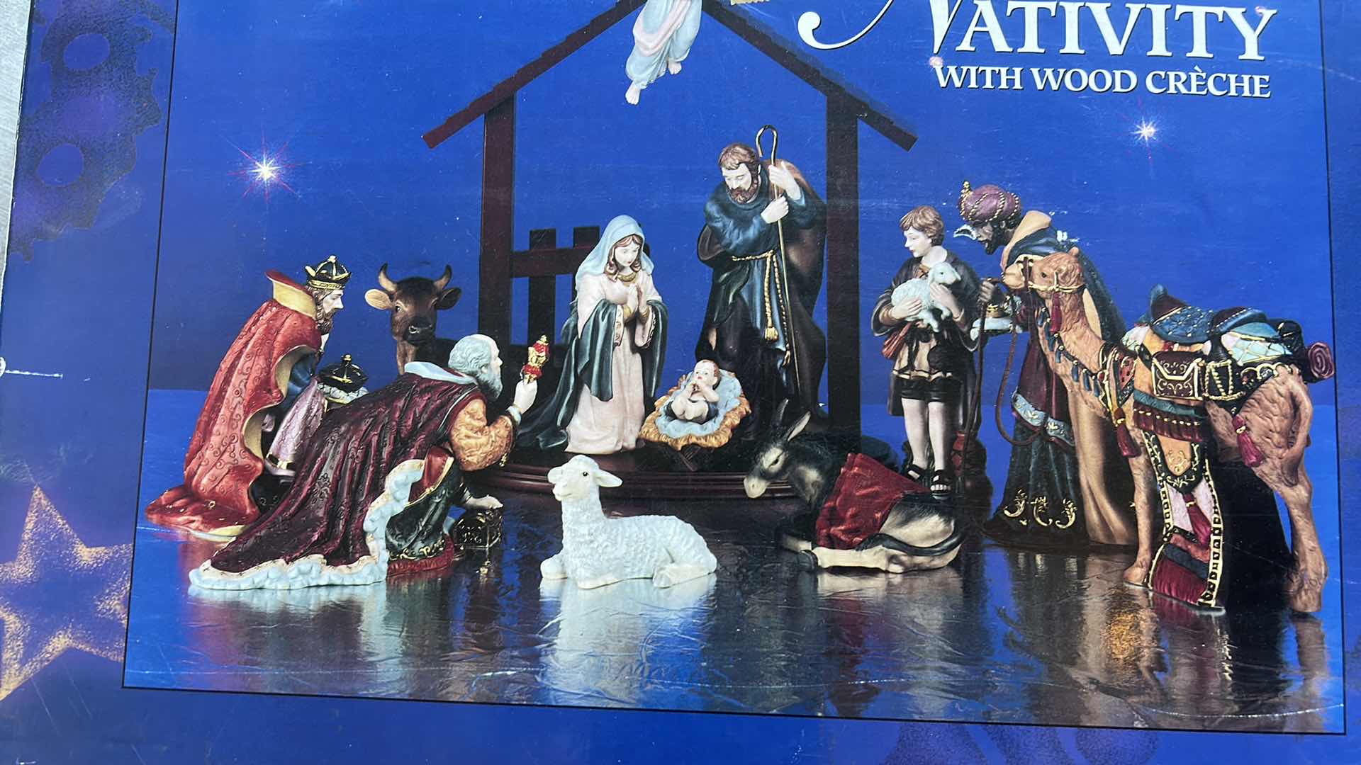 Photo 1 of 13 PC PORCELAIN NATIVITY