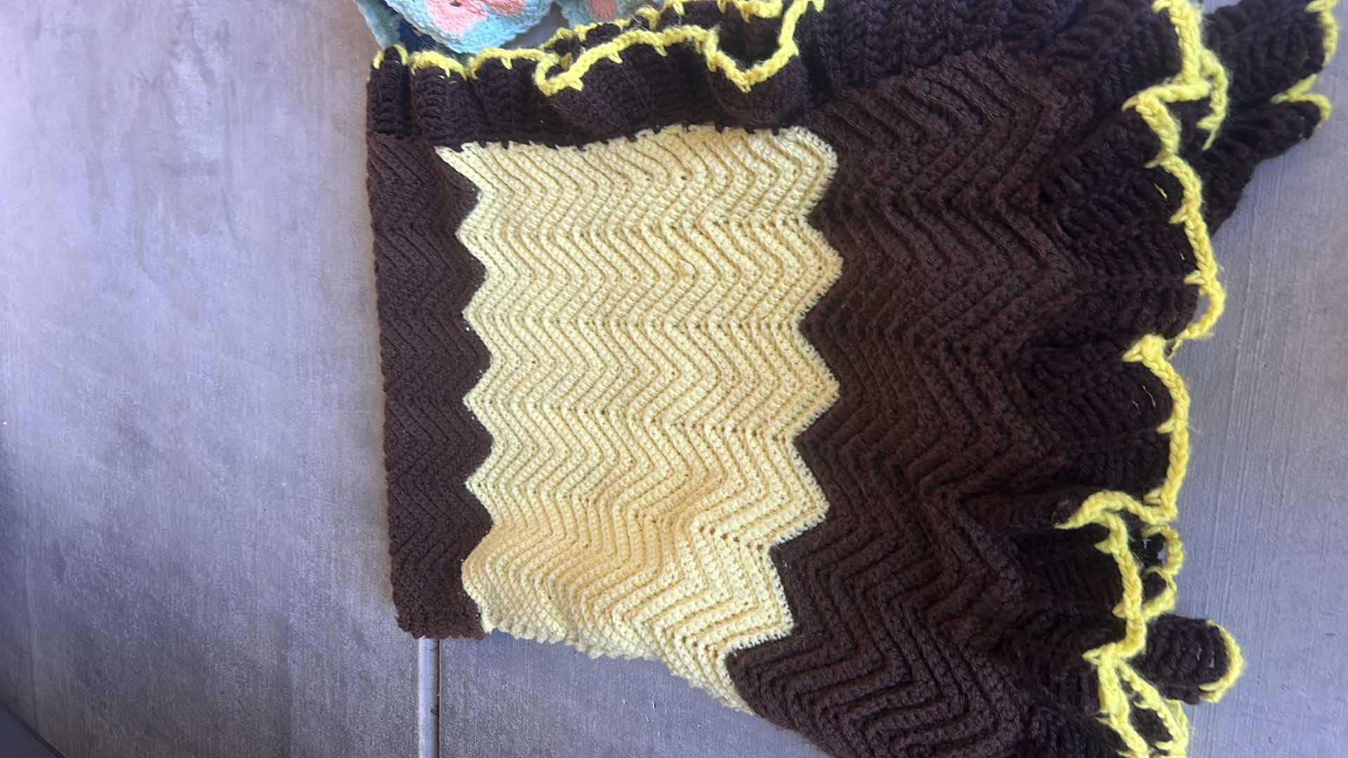 Photo 1 of 2 CROCHETED AFGANS AND BEARS WITH CROCHETED OUTFITS