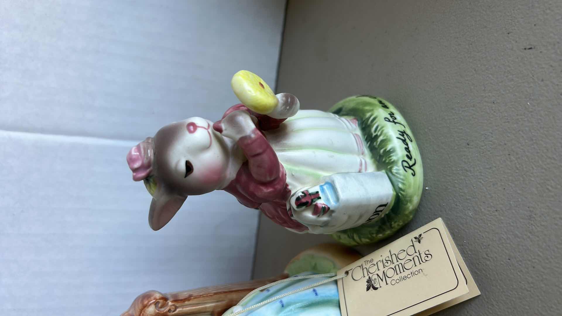 Photo 1 of 2 VINTAGE CHERISHED MOMENTS AVON FIGURINES