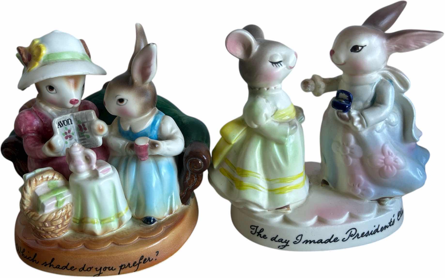 Photo 1 of 2 VINTAGE CHERISHED MOMENTS AVON FIGURINES