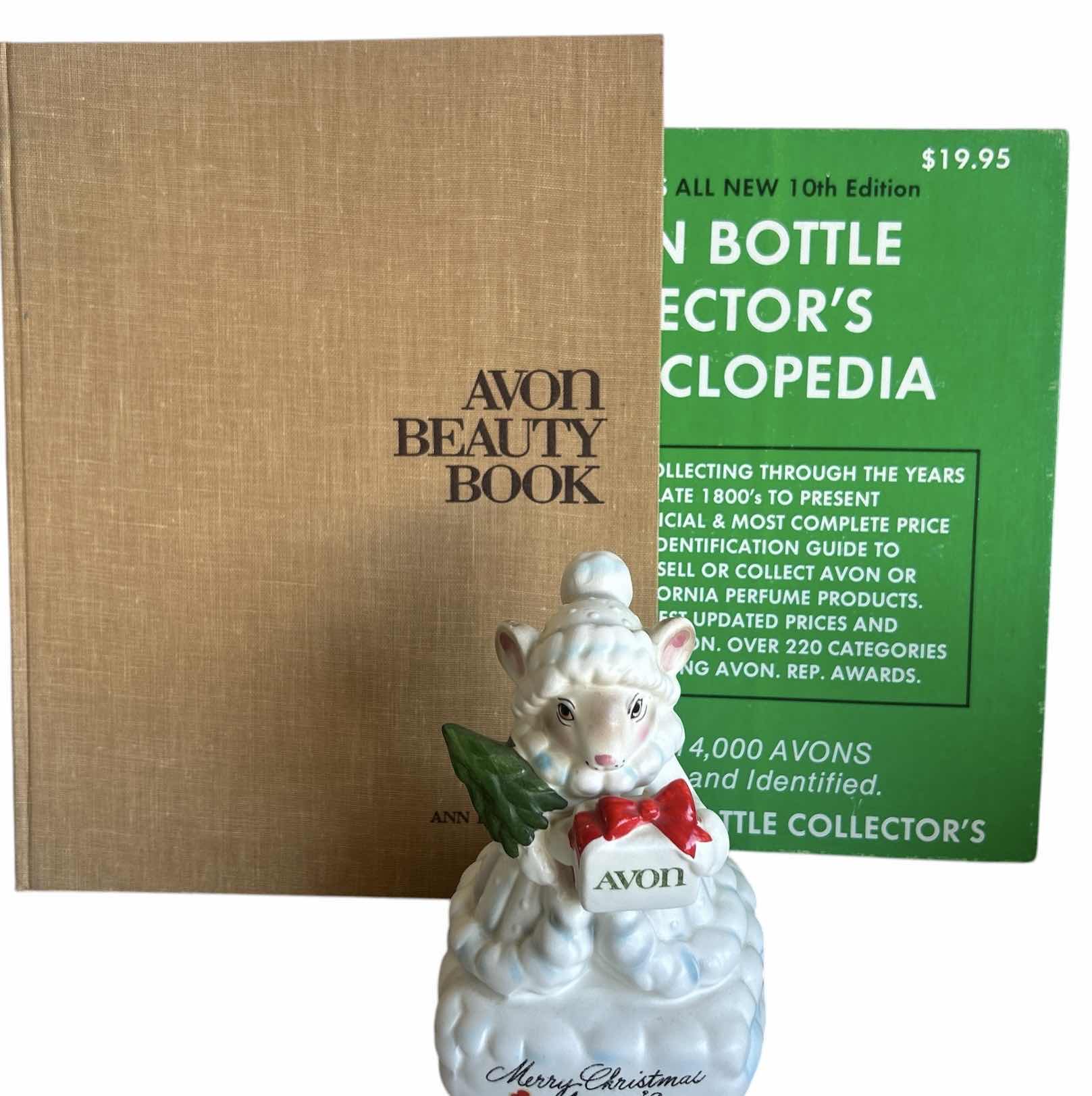 Photo 1 of 1 VINTAGE CHERISHED MOMENTS AVON FIGURINE & 2 AVON BOOKS