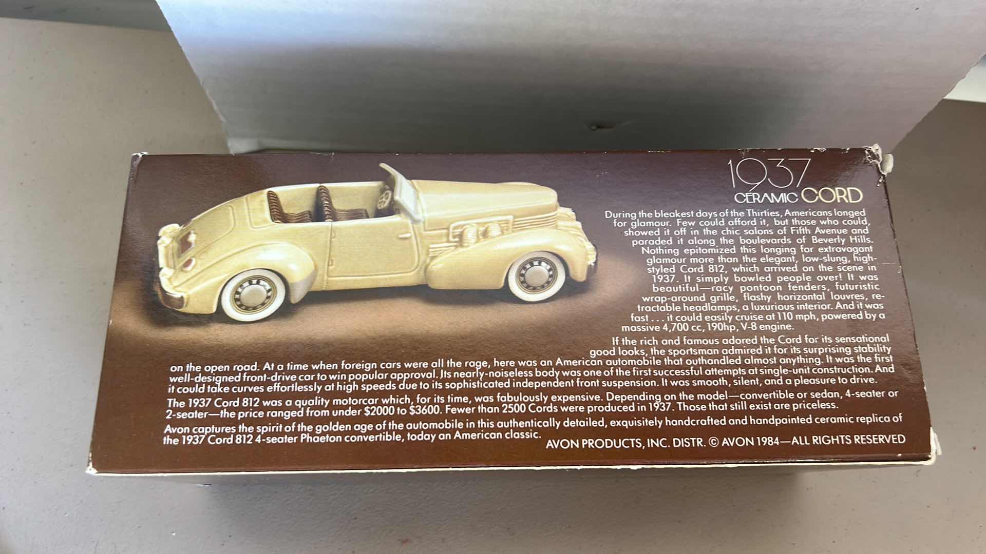 Photo 1 of AVON 1932 CERAMIC CORD