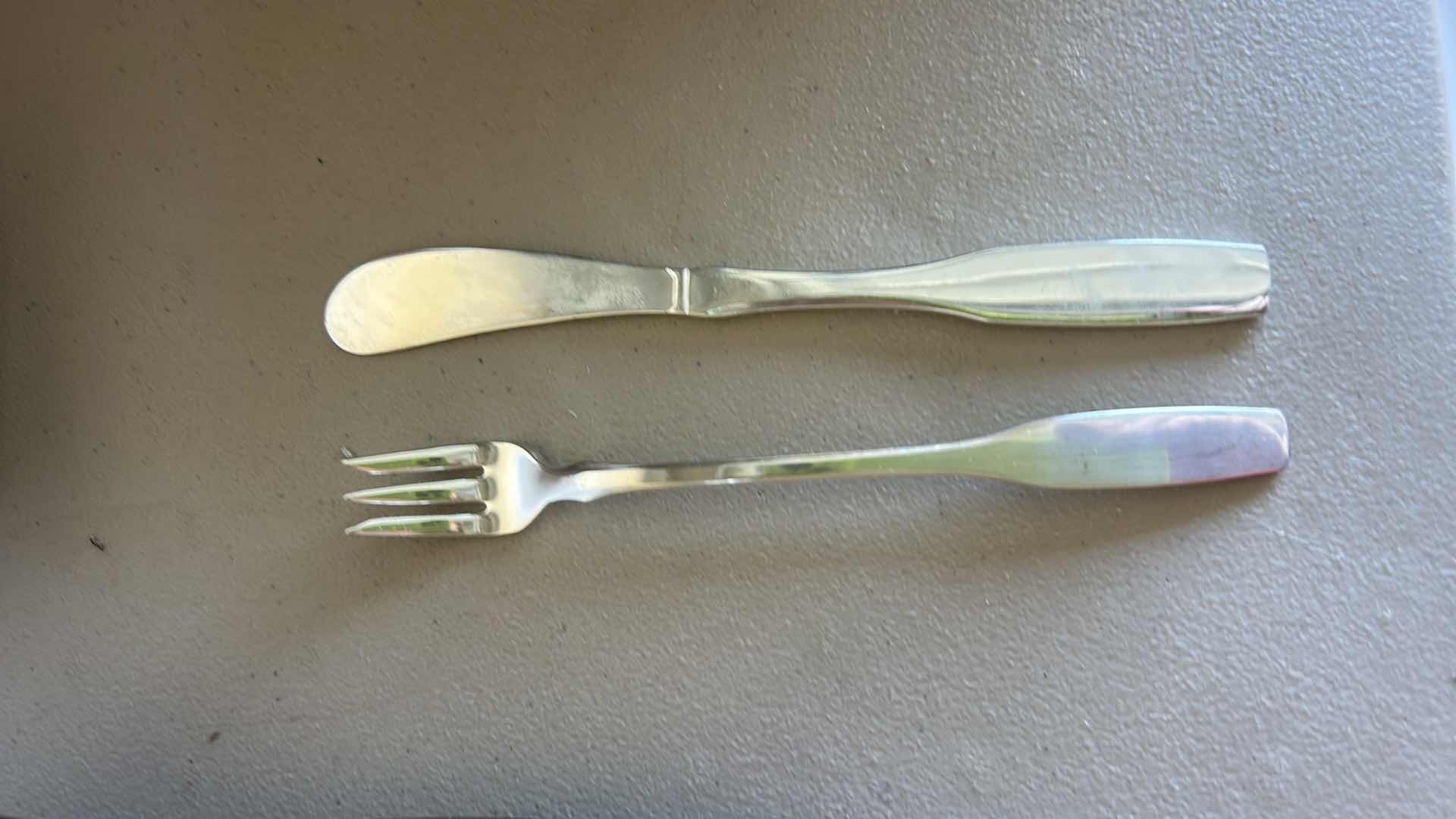 Photo 1 of AVON SILVER PLATED AWARDS- PLATTER WITH BOWL AND SPOON, 8 PLATES, 8 FORKS & 8 SPREADERS