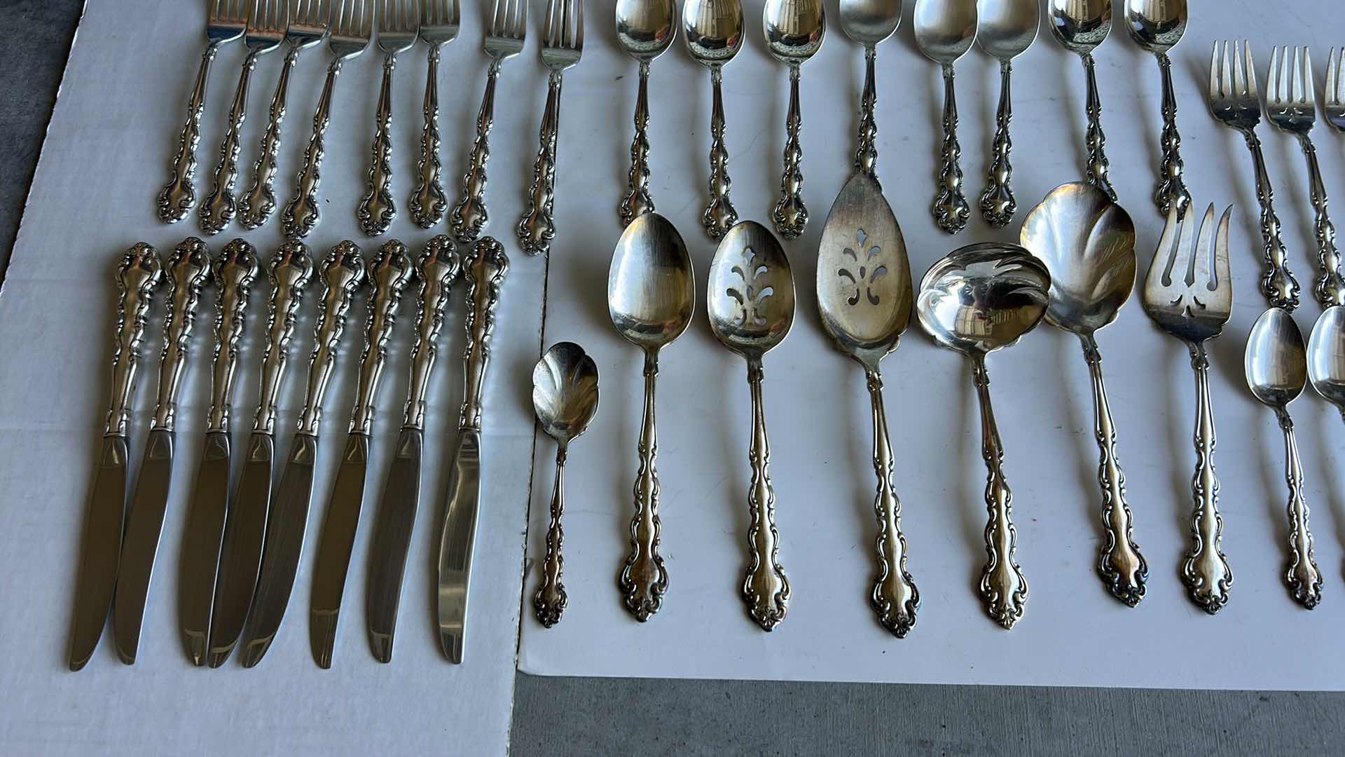 Photo 1 of 47 PCS SILVERWARE