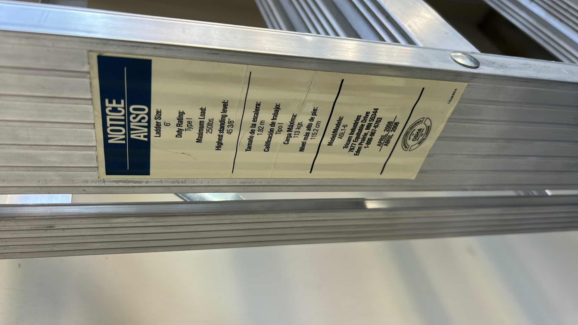 Photo 6 of 2 LADDERS, 2 BROOMS, FLAG AND MORE