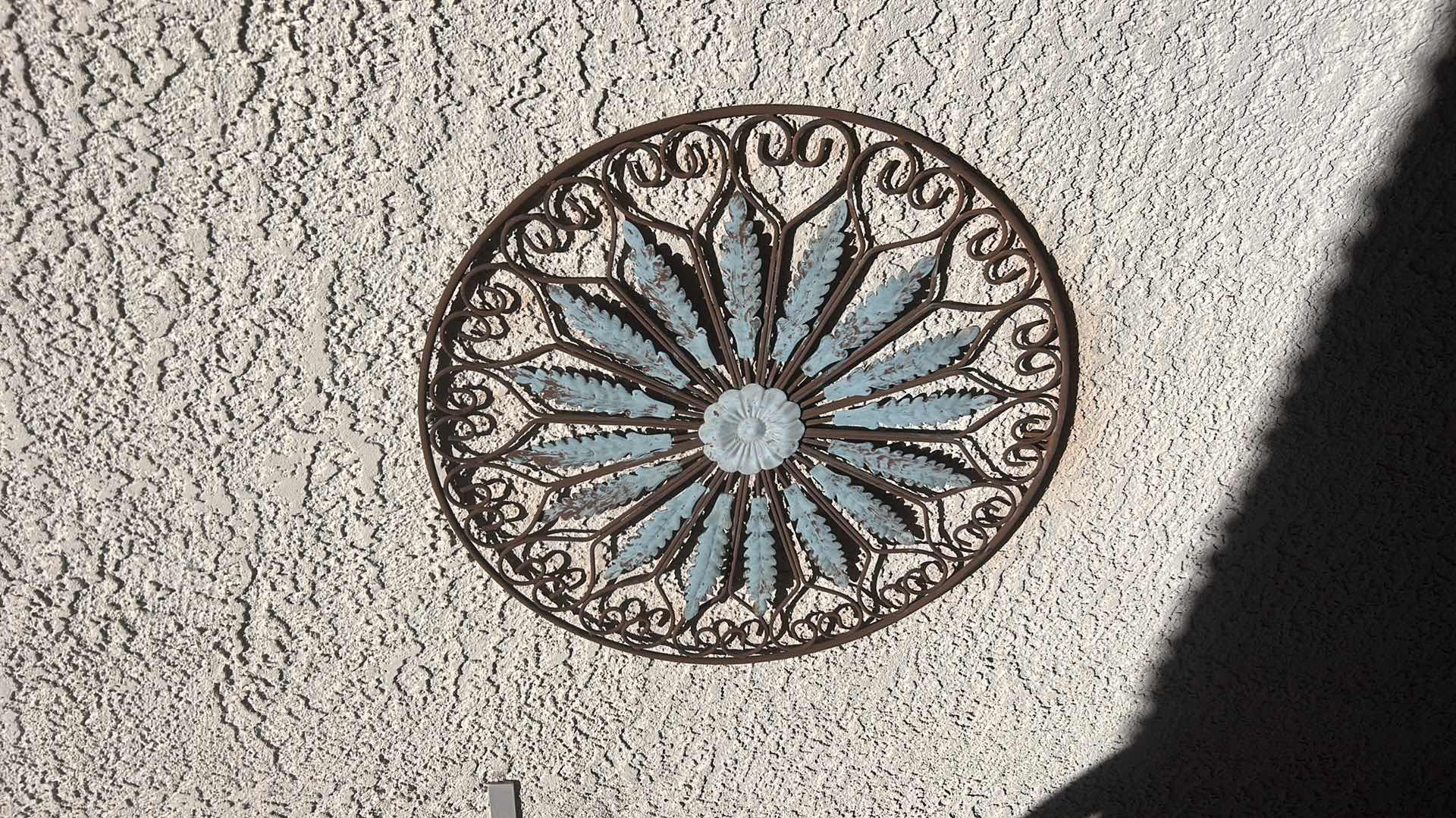 Photo 1 of 2 ROUND METAL WALL SCULPTURES 20”