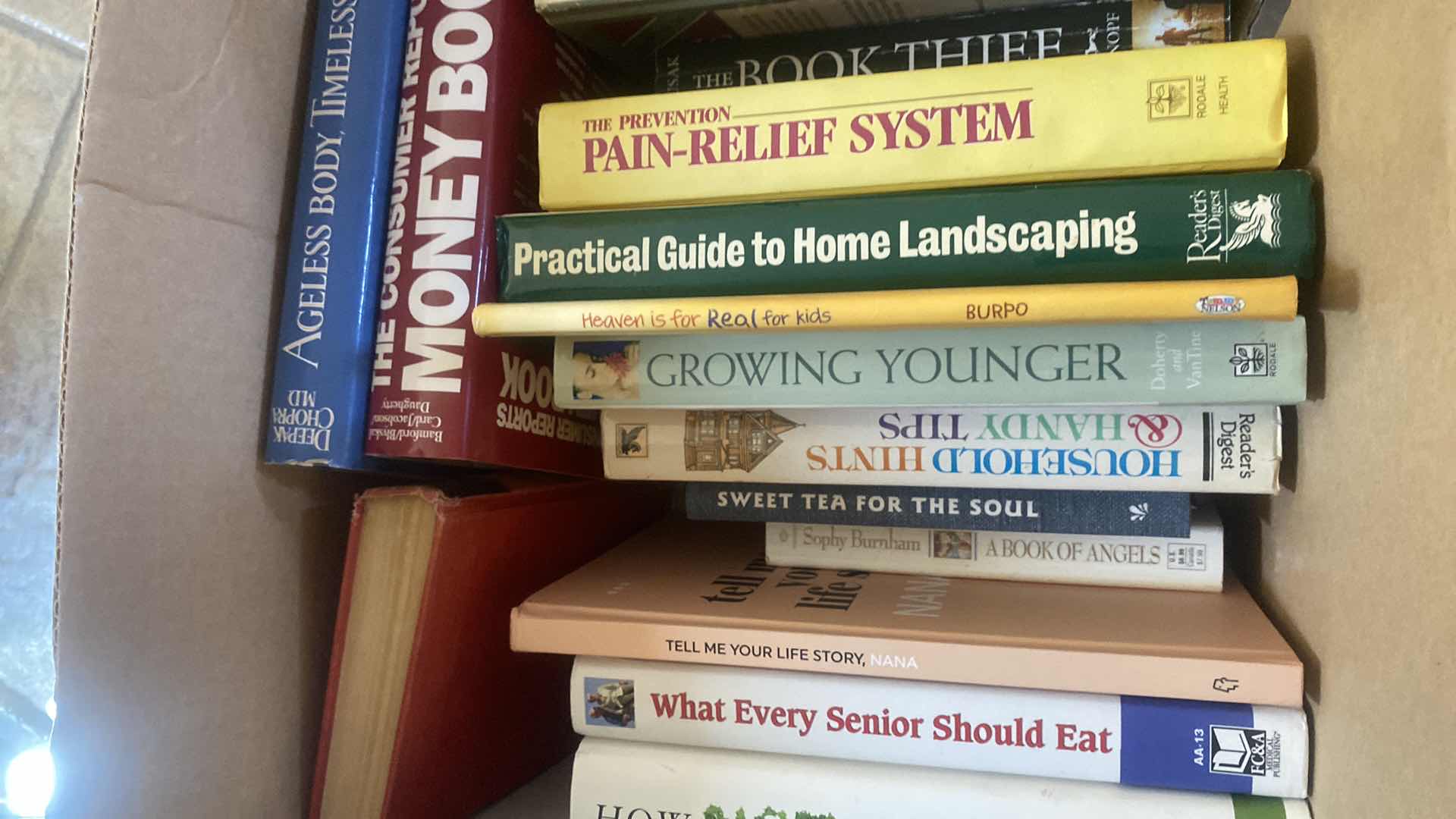 Photo 1 of BOX OF BOOKS