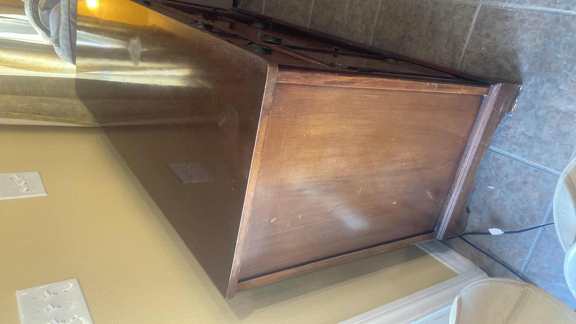 Photo 1 of DARK WOOD SIDEBOARD 60“ x 19 1/2“ H34”