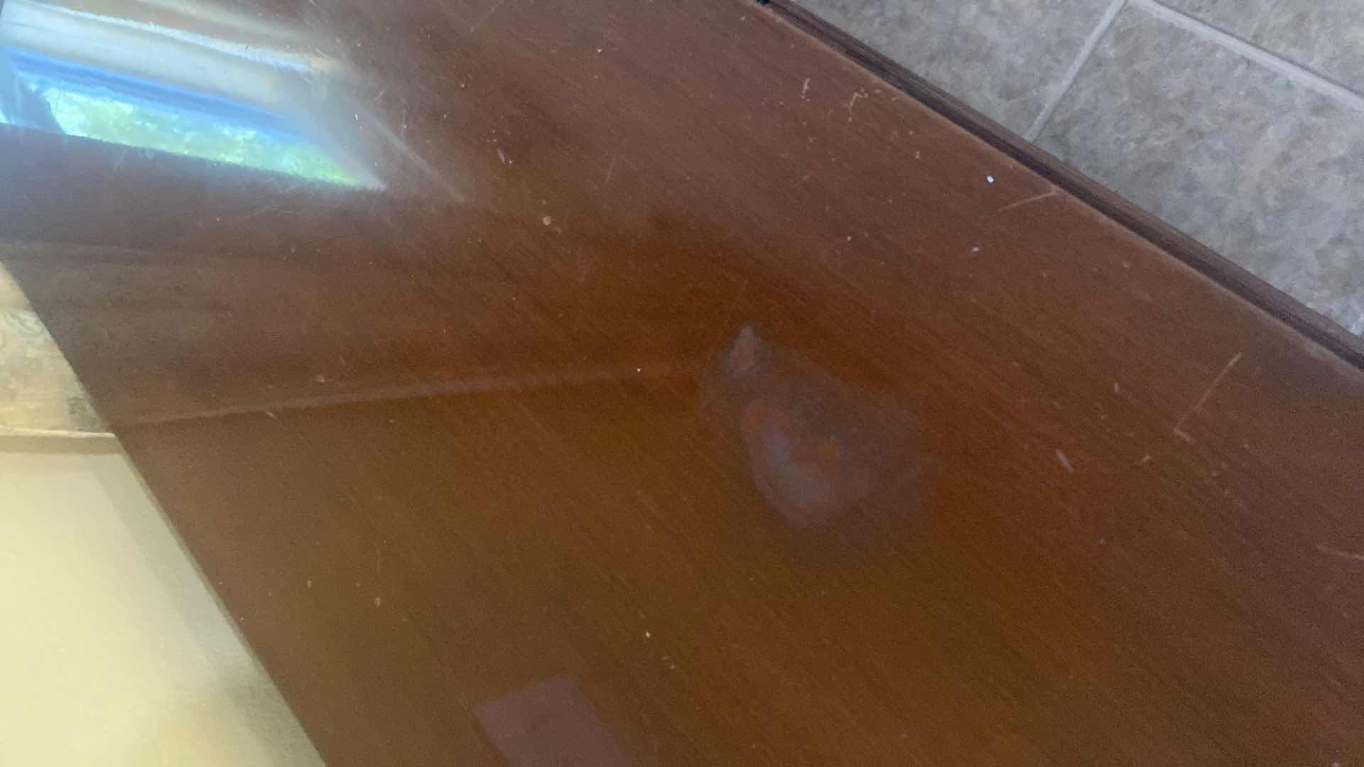 Photo 1 of DARK WOOD SIDEBOARD 60“ x 19 1/2“ H34”