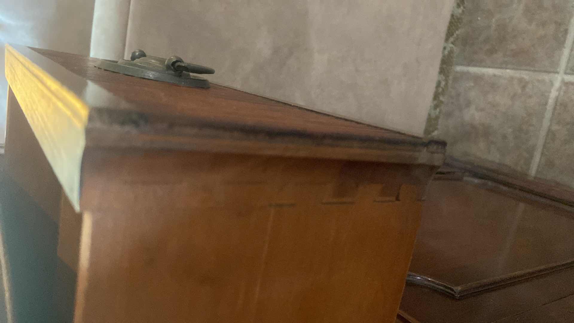 Photo 1 of DARK WOOD SIDEBOARD 60“ x 19 1/2“ H34”