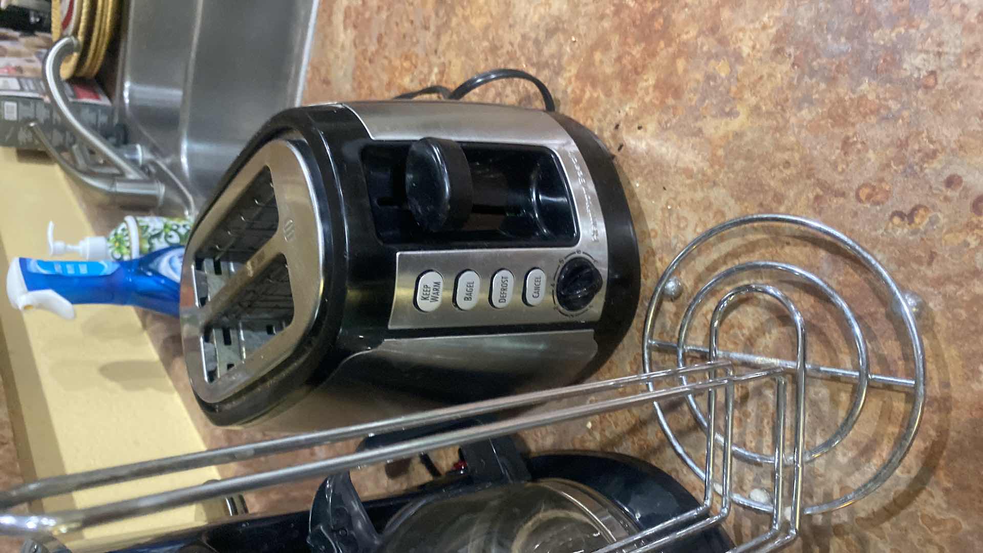 Photo 1 of COFFEE POT TOASTER & PAPER TOWEL HOLDER