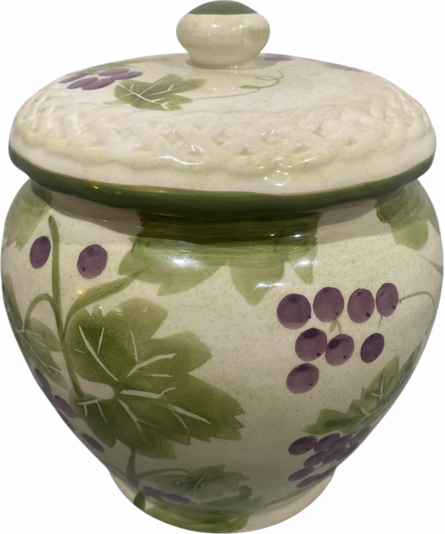 Photo 1 of CERAMIC POT WITH LID 9” x 10”