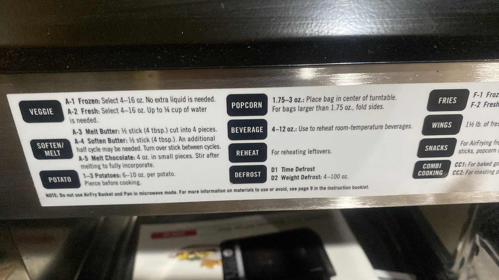 Photo 1 of CUISINART 3in1 MICROWAVE AIR FRYER