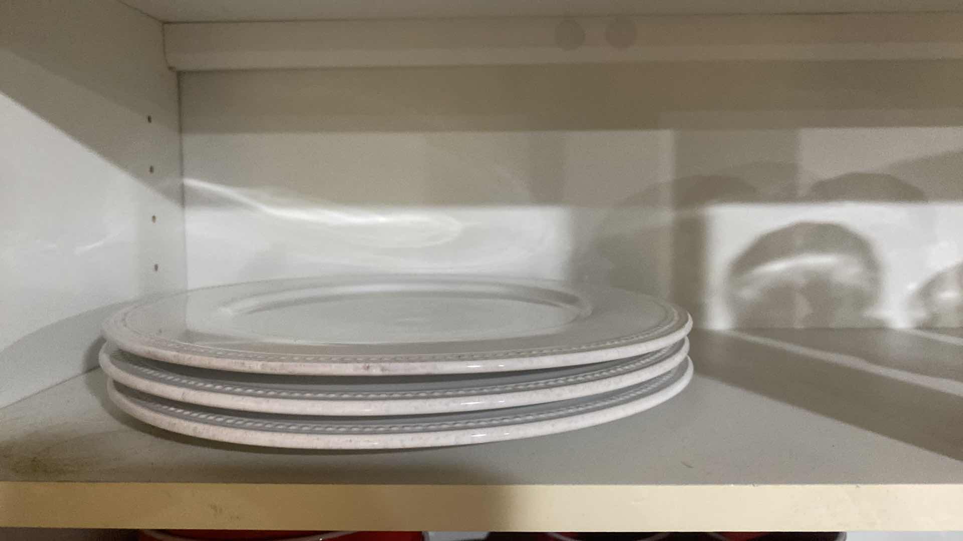 Photo 1 of CONTENTS OF CABINET - DISHES & GLASSWARE