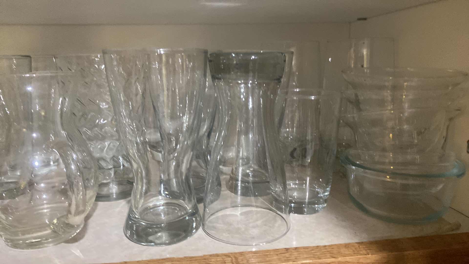 Photo 1 of CONTENTS OF CABINET - DISHES & GLASSWARE