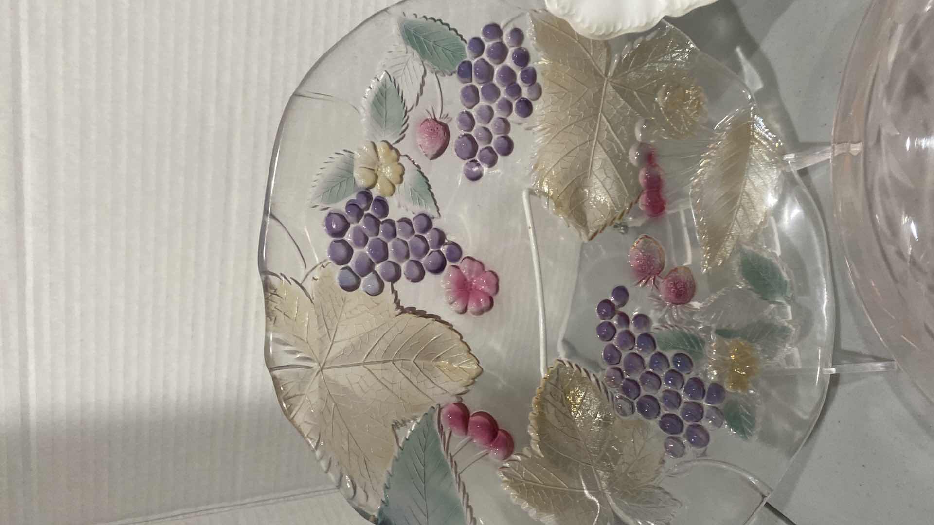 Photo 1 of CONTENTS OF CABINET - 3 PLATTERS & MORE