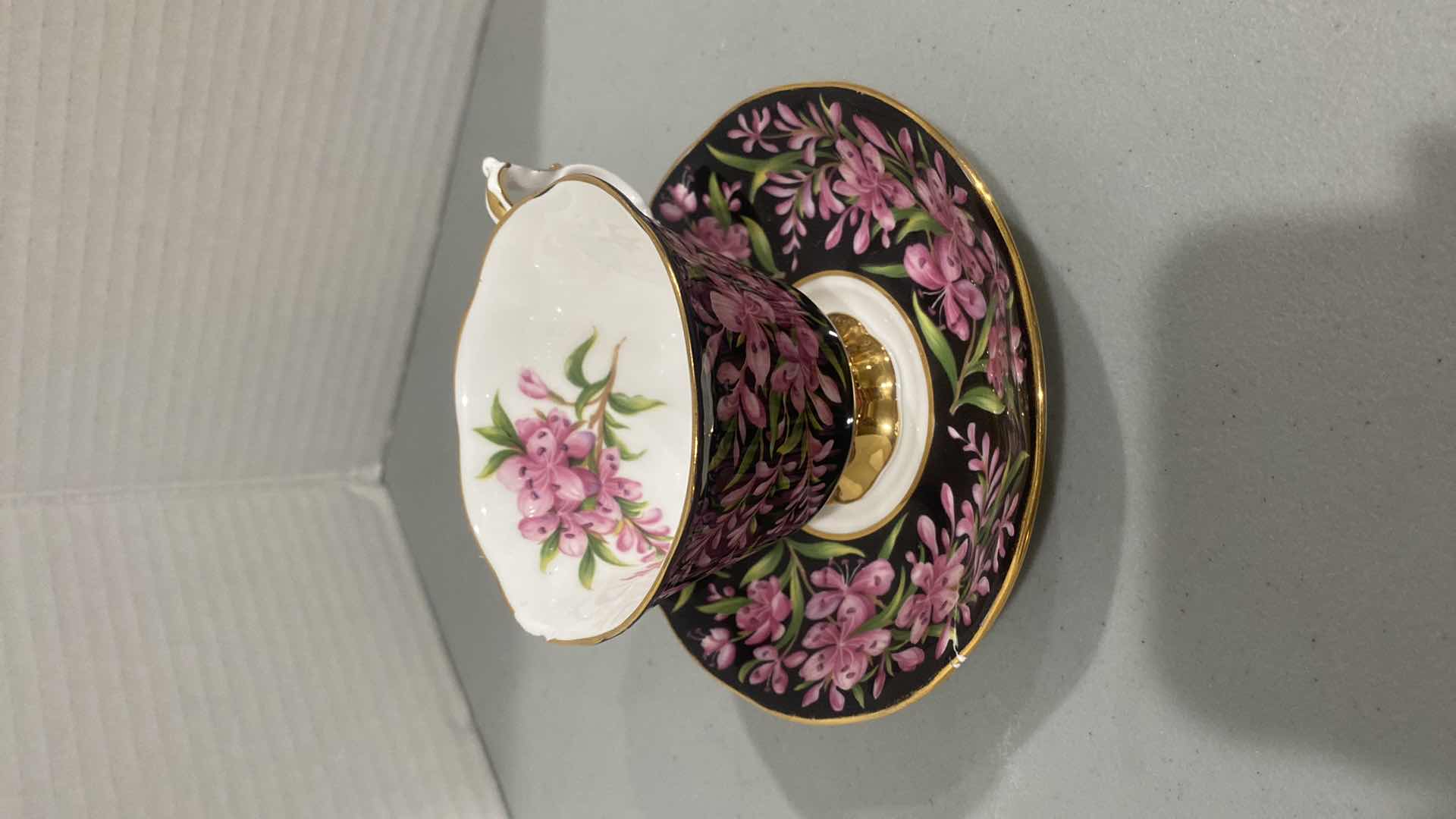 Photo 1 of ROYAL ALBERT “PROVINCIAL FLOWERS TEA CUP & SAUCER