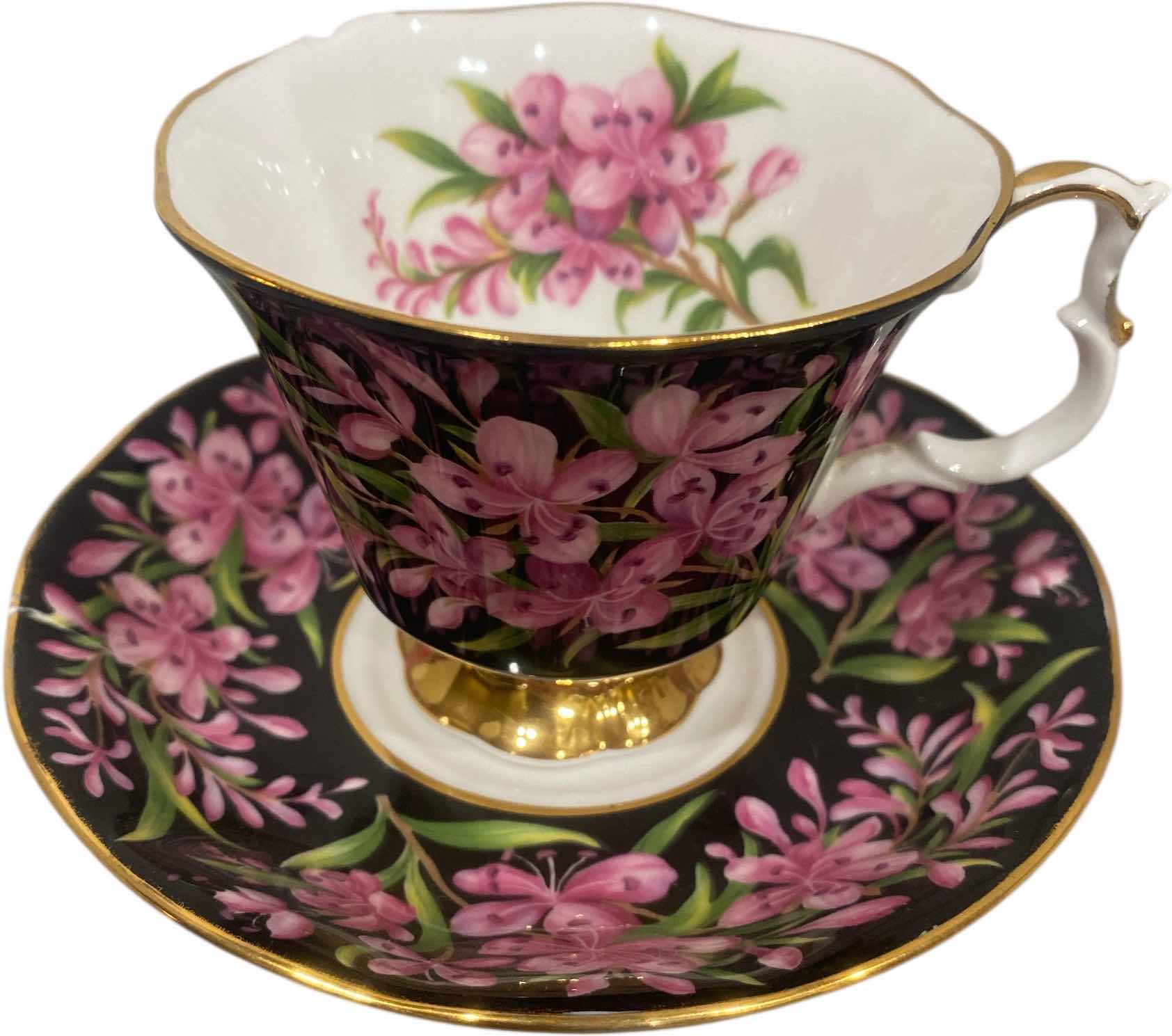 Photo 1 of ROYAL ALBERT “PROVINCIAL FLOWERS TEA CUP & SAUCER