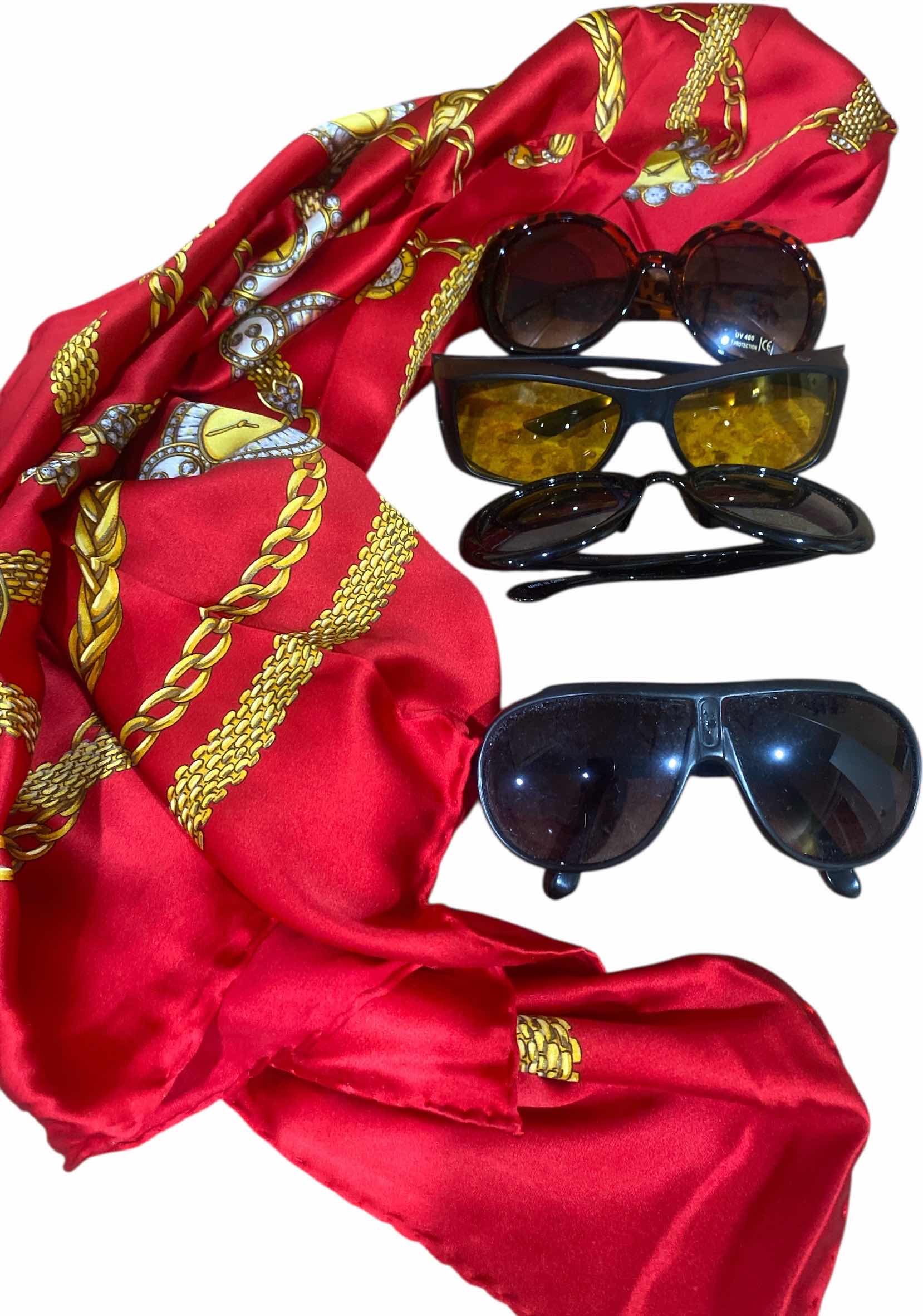 Photo 1 of CHOPARD SCARF & 4 SUNGLASSES