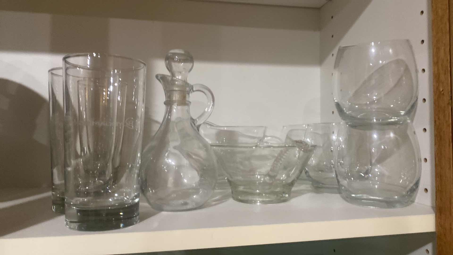 Photo 1 of CONTENTS OF CABINET - STEMWARE, GLASSES & MORE