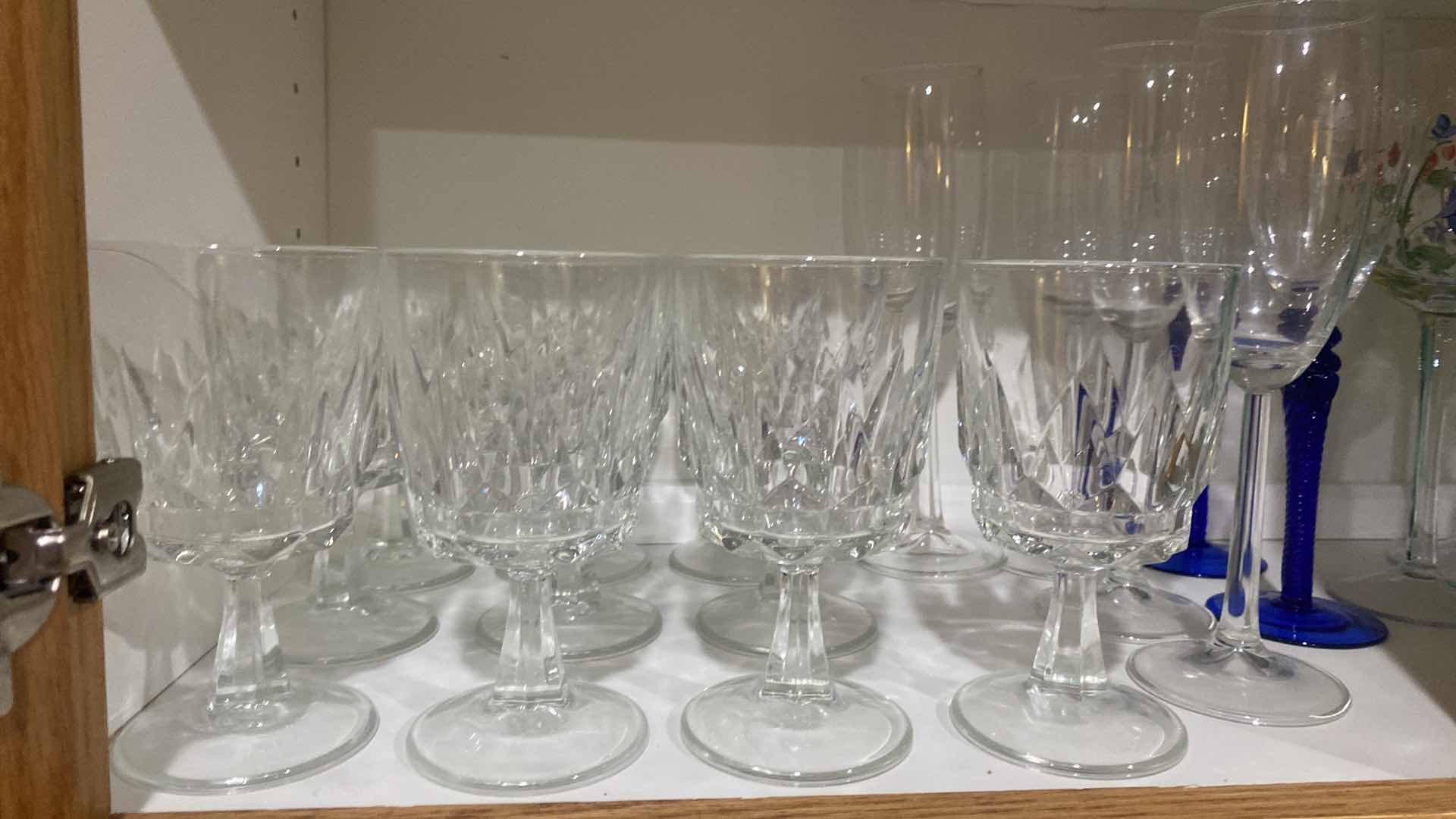 Photo 1 of CONTENTS OF CABINET - STEMWARE, GLASSES & MORE