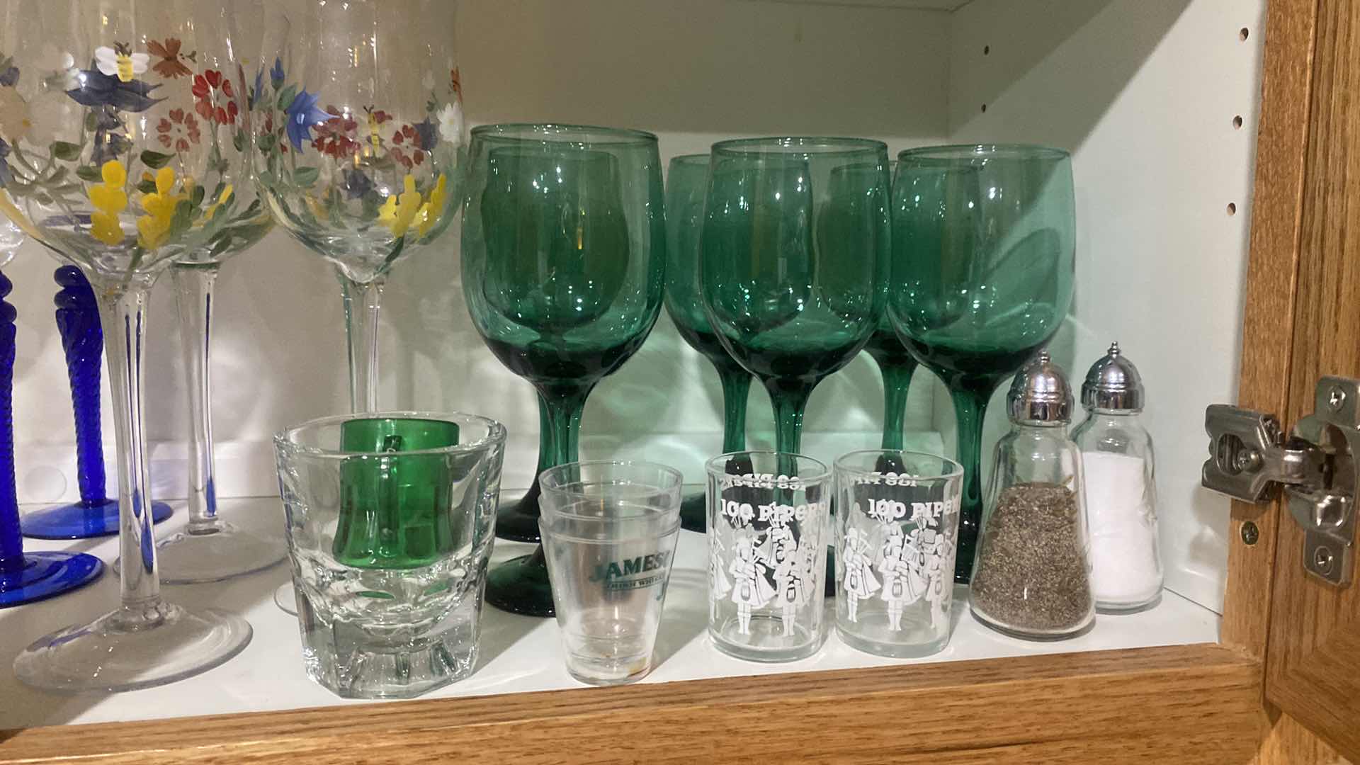 Photo 1 of CONTENTS OF CABINET - STEMWARE, GLASSES & MORE