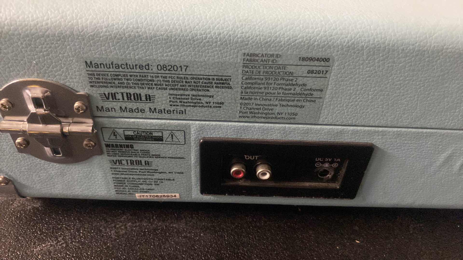 Photo 1 of PORTABLE VICTROLA