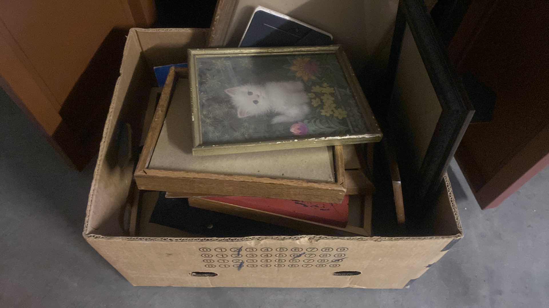 Photo 1 of BOX OF PHOTO FRAMES