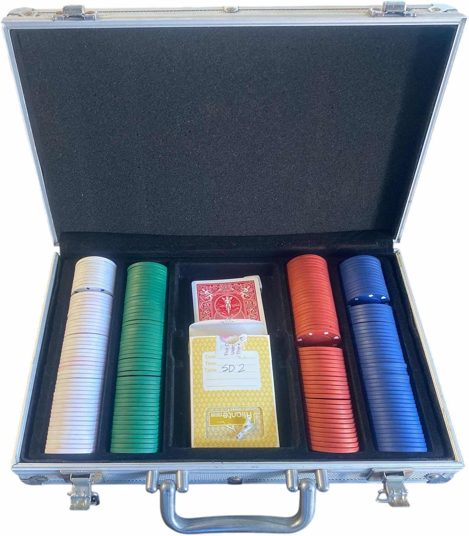 Photo 1 of POKER CHIPS & CARDS