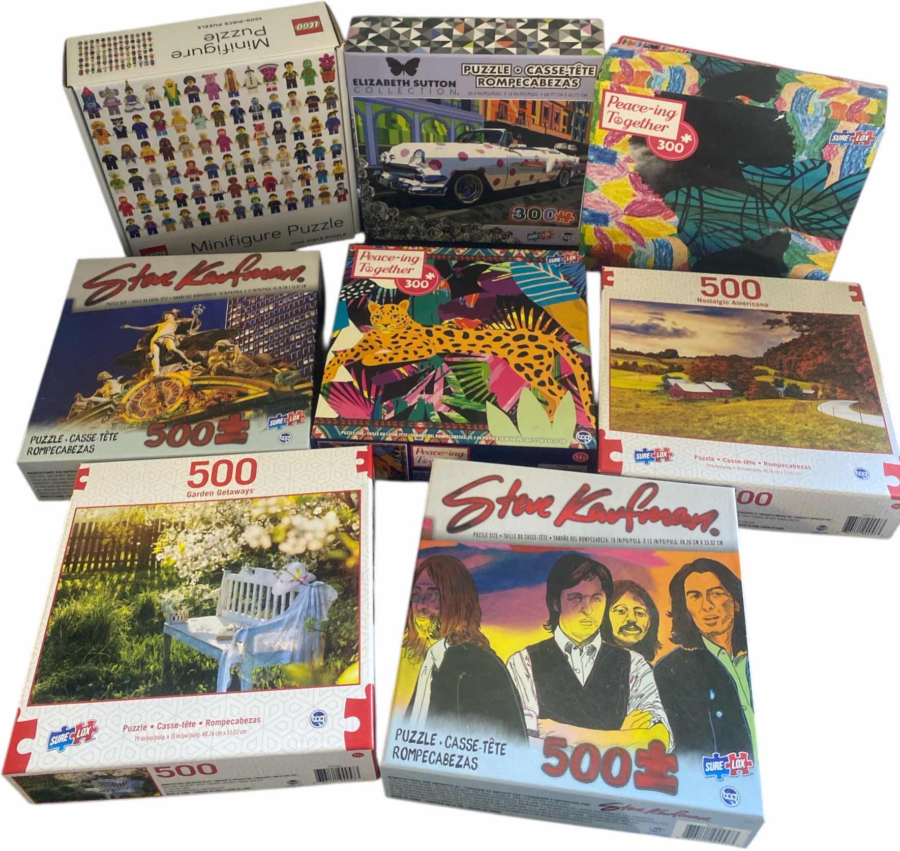 Photo 1 of 8 PUZZLES (unknown if missing pieces)