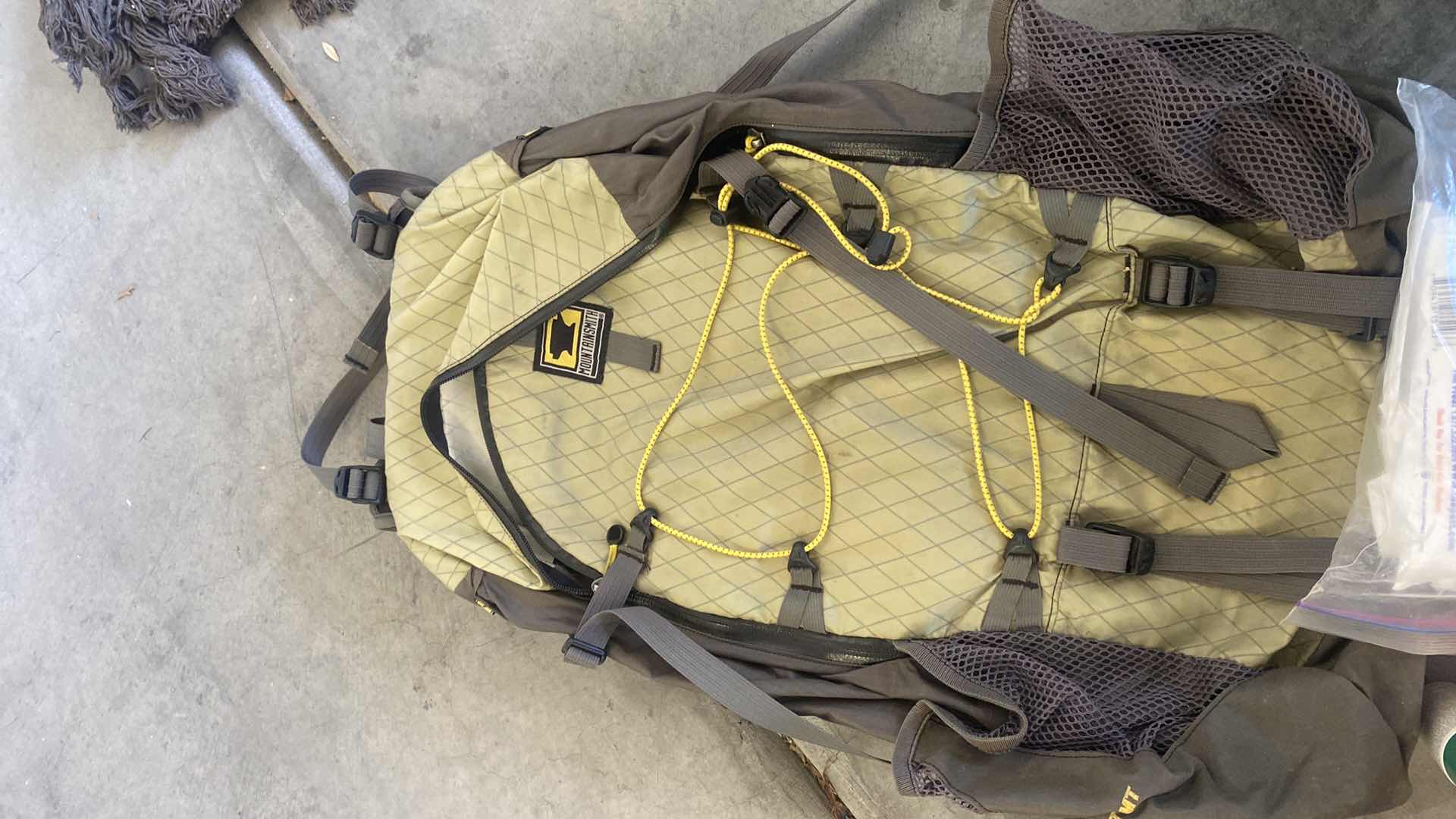 Photo 1 of 2 LARGE BACKPACKS & HIKING SUPPLIES IN TOTE