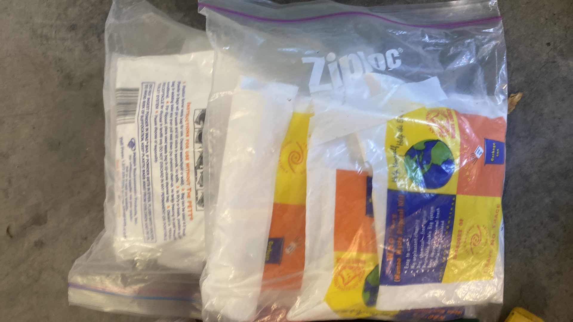 Photo 1 of 2 LARGE BACKPACKS & HIKING SUPPLIES IN TOTE