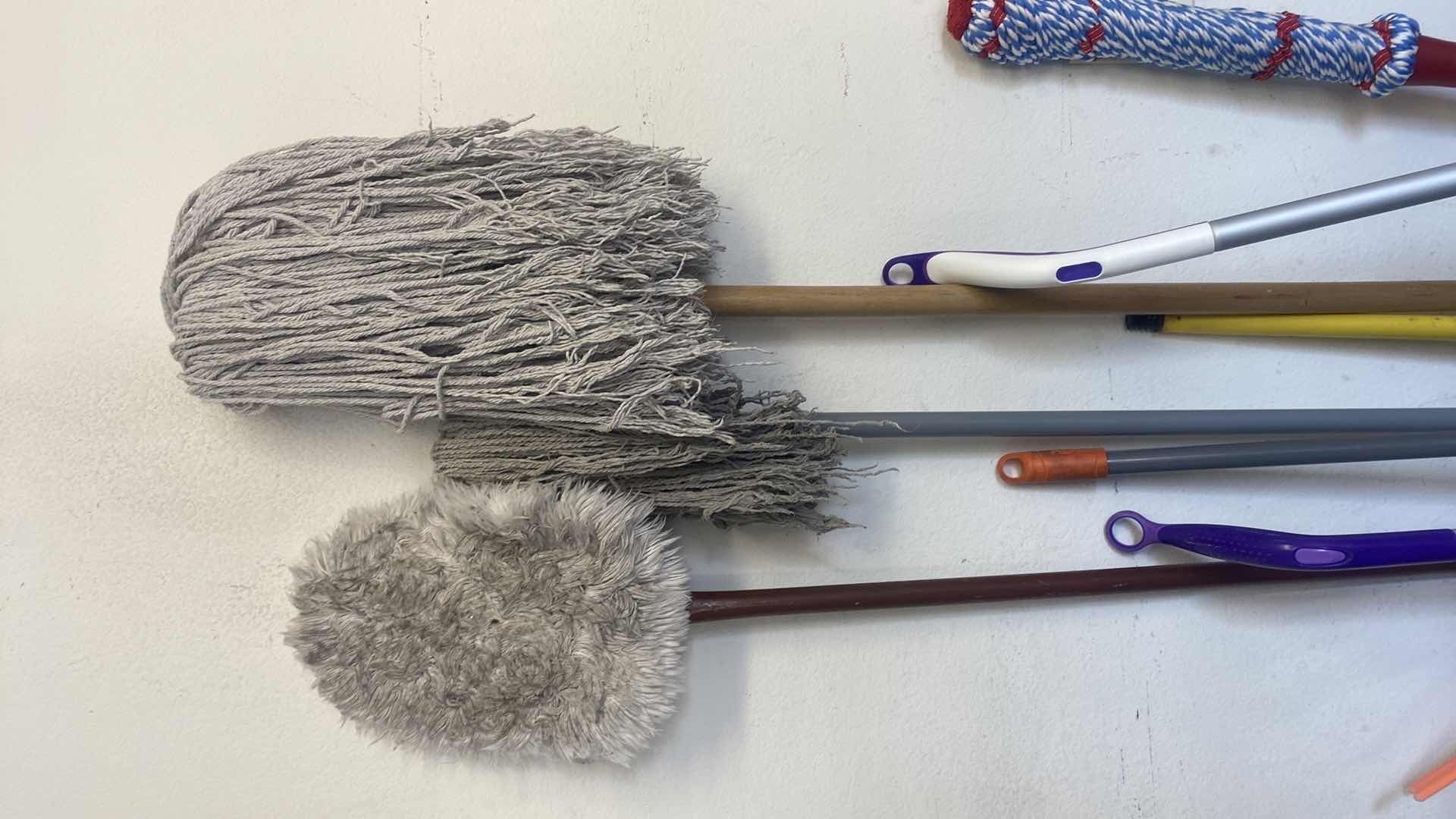 Photo 1 of CLEANING SUPPLIES - MOPS BROOMS BUCKET & MORE