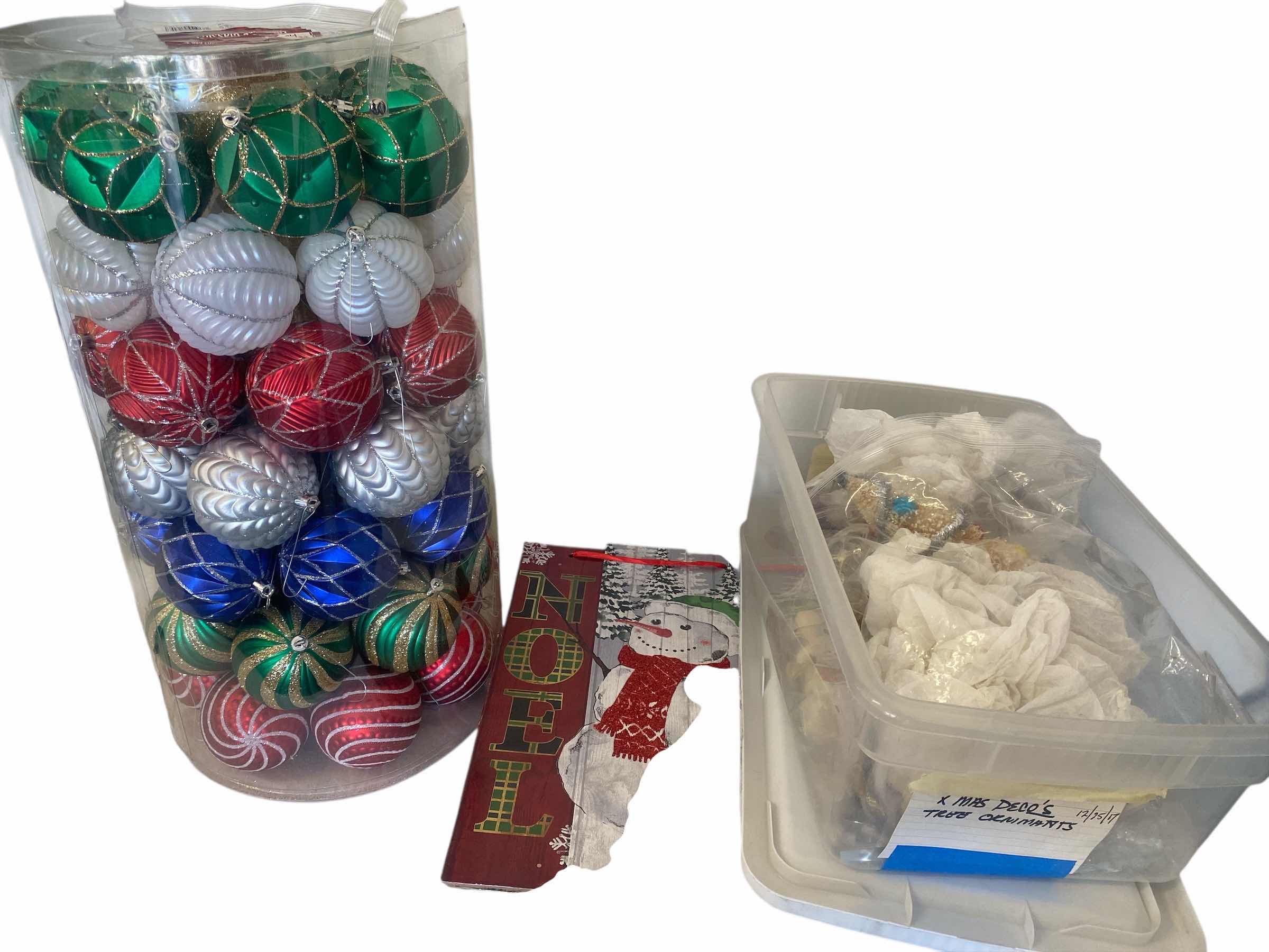 Photo 1 of CHRISTMAS ORNAMENTS