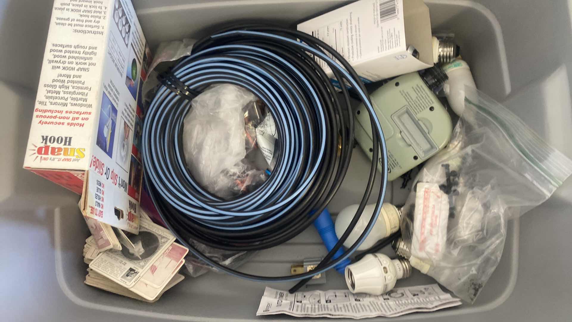 Photo 1 of 4 TOTES MISC GARAGE & HOUSEHOLD ITEMS