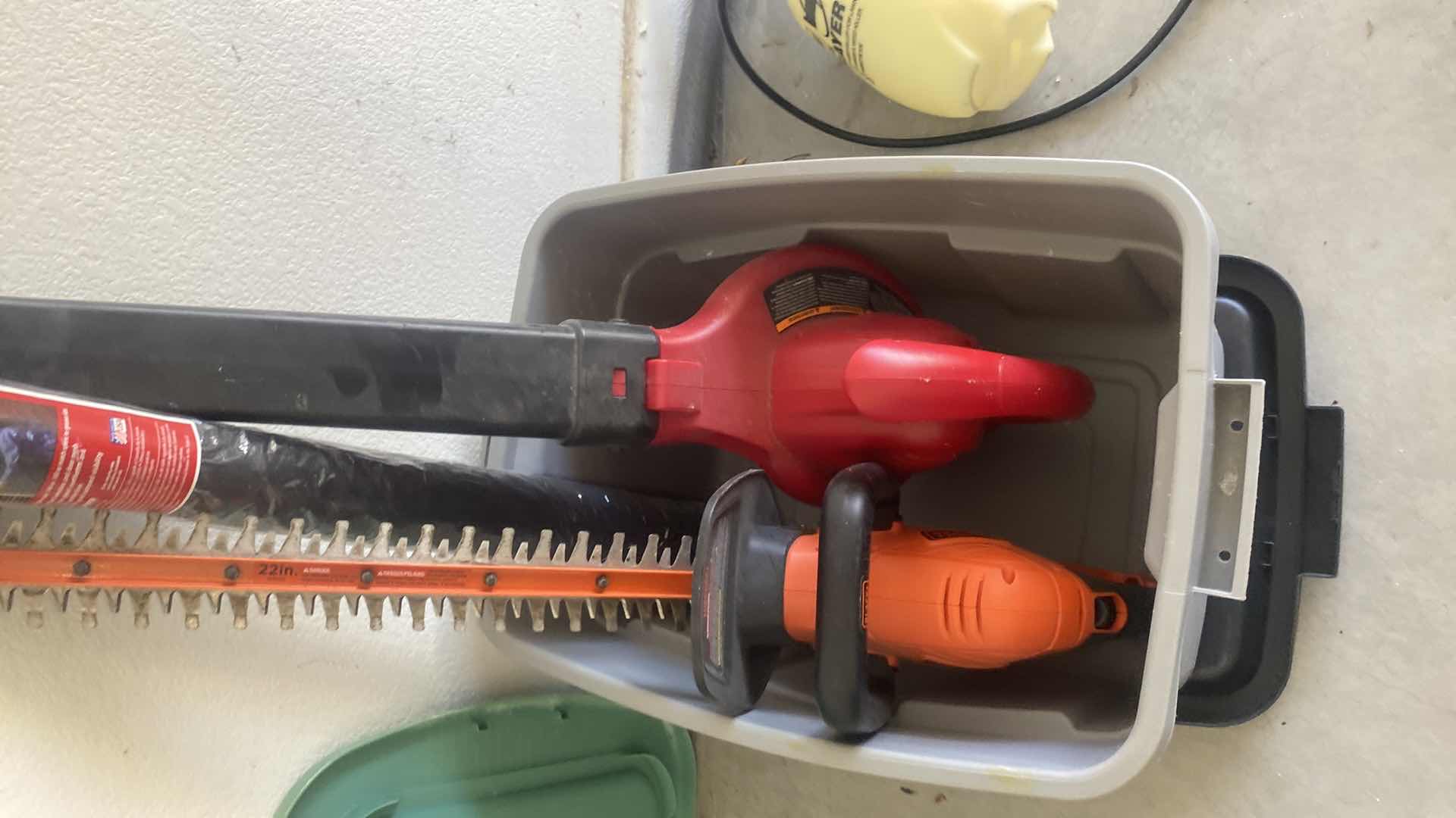 Photo 1 of GARDEN TOOLS HEDGE TRIMMER, BLOWER & SCREENING