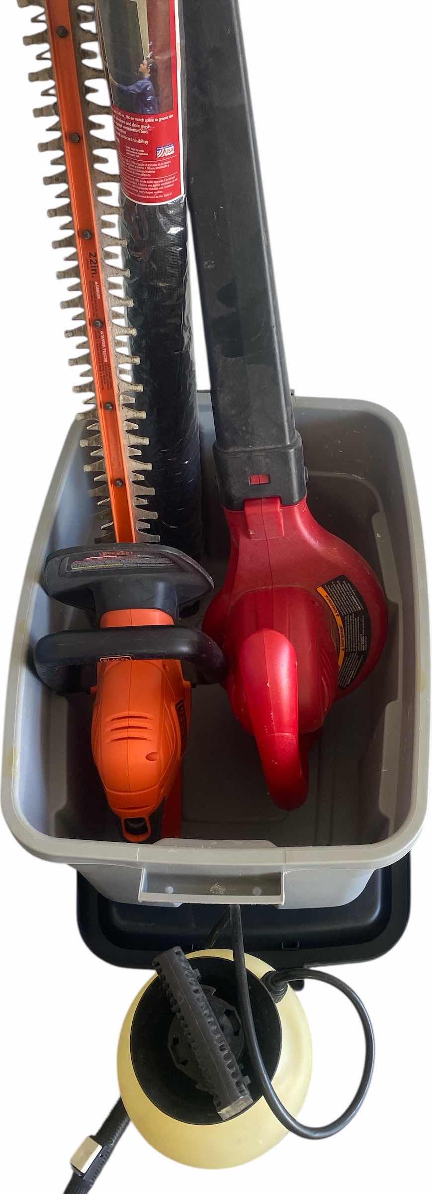 Photo 1 of GARDEN TOOLS HEDGE TRIMMER, BLOWER & SCREENING