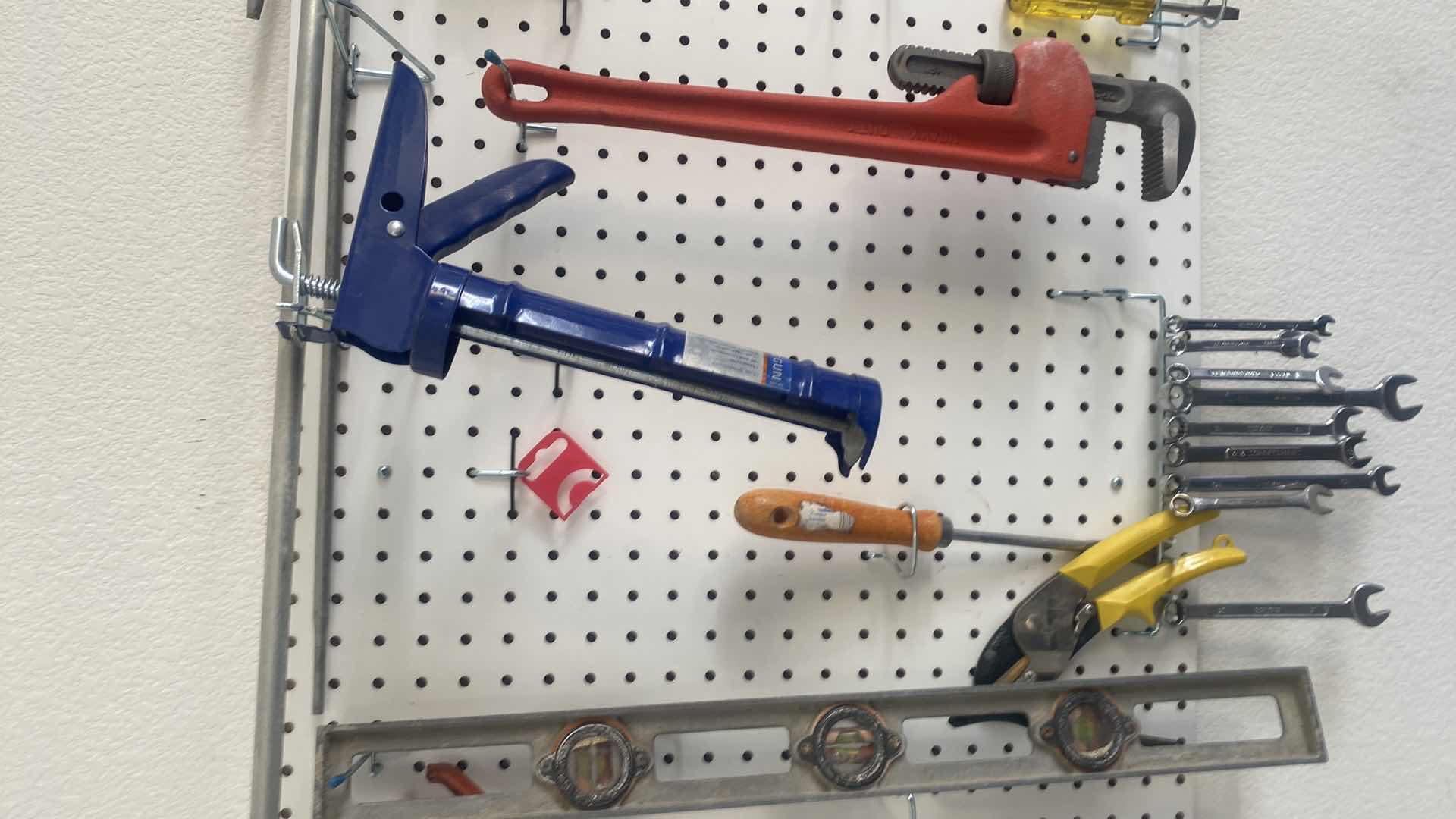 Photo 1 of TOOLS ON PEGBOARD