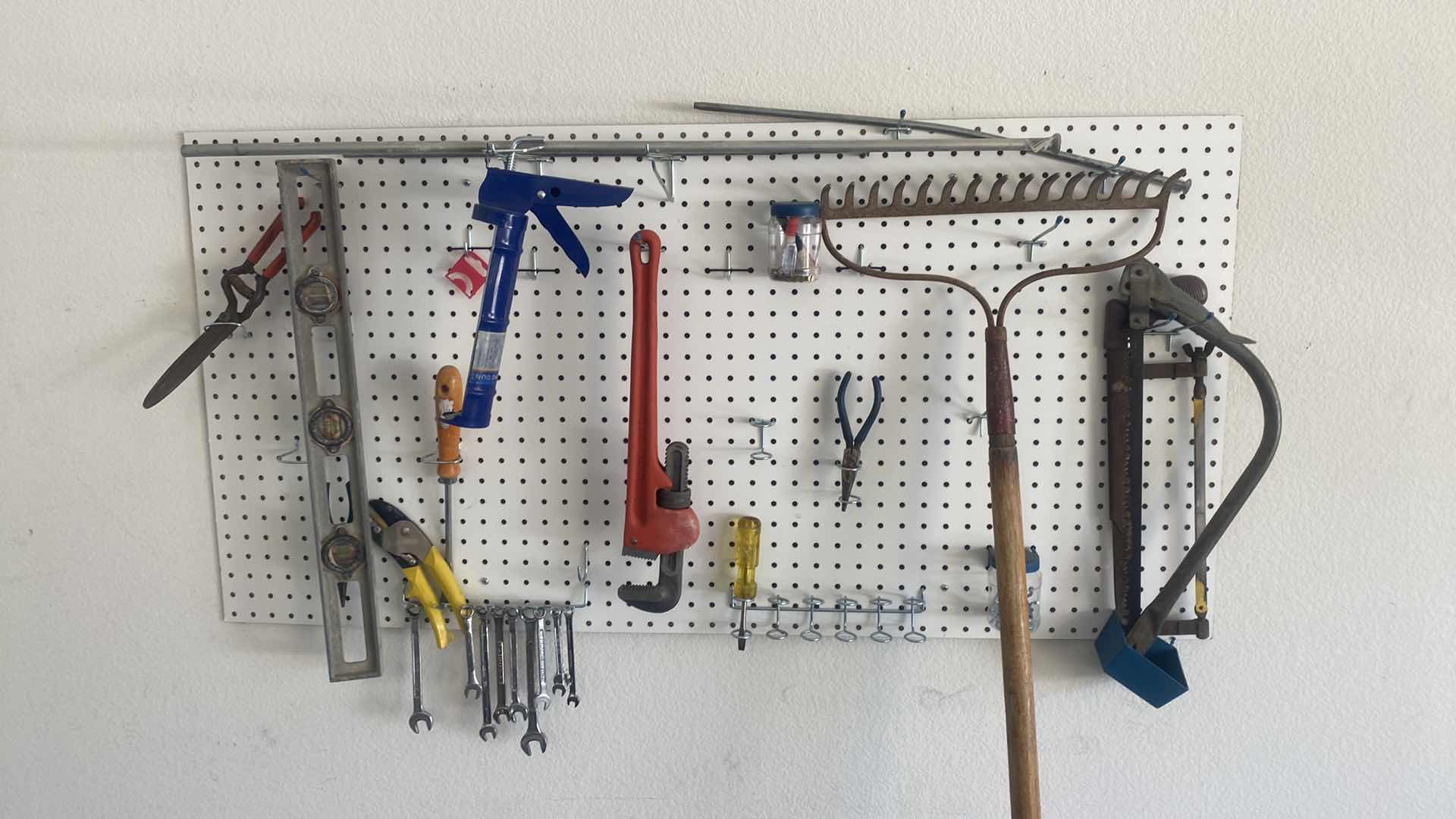 Photo 1 of TOOLS ON PEGBOARD