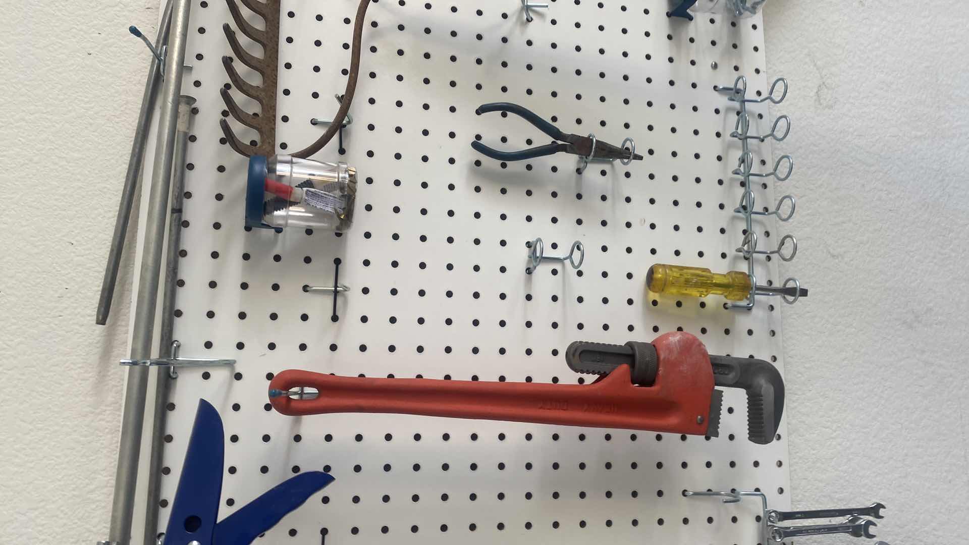 Photo 1 of TOOLS ON PEGBOARD