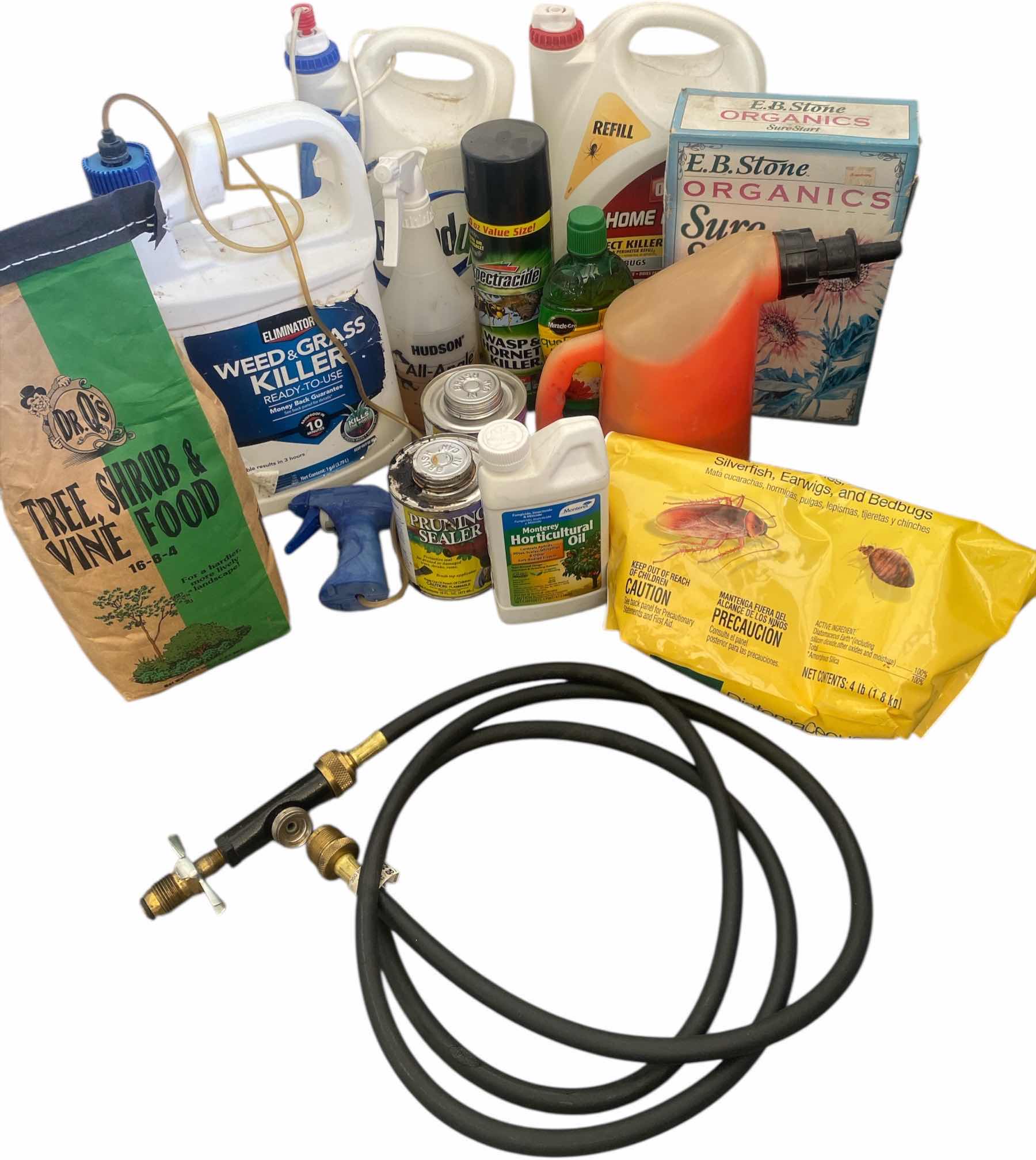 Photo 1 of GARDEN CHEMICALS IN TOTE