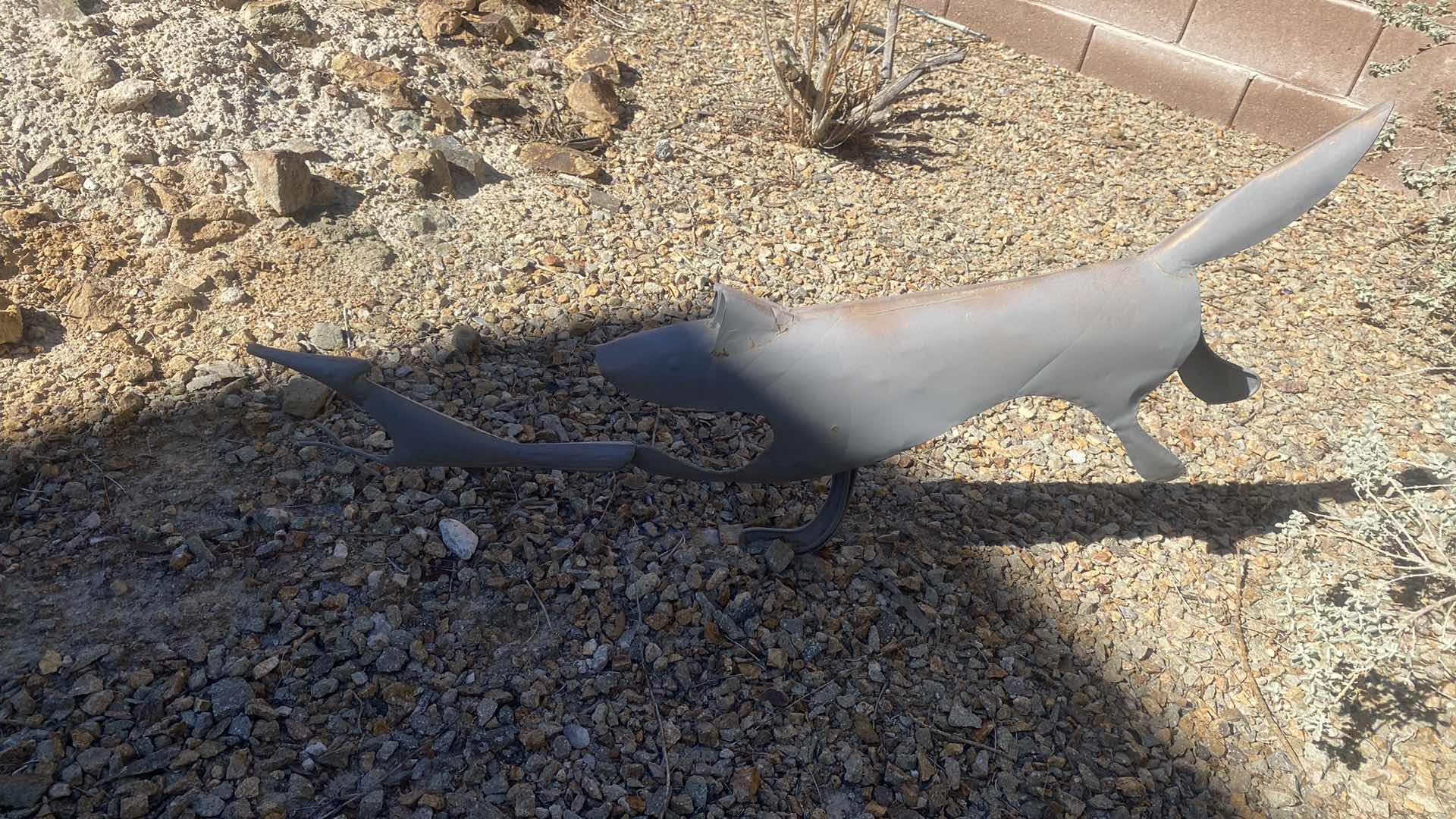 Photo 1 of METAL YARD ART ROAD RUNNER & COYOTE 20” x 36”