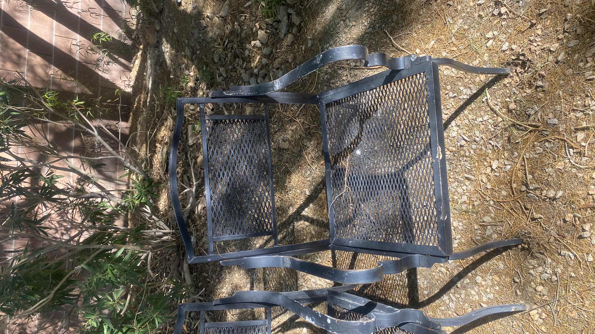Photo 1 of 2 HEAVY METAL PATIO CHAIRS